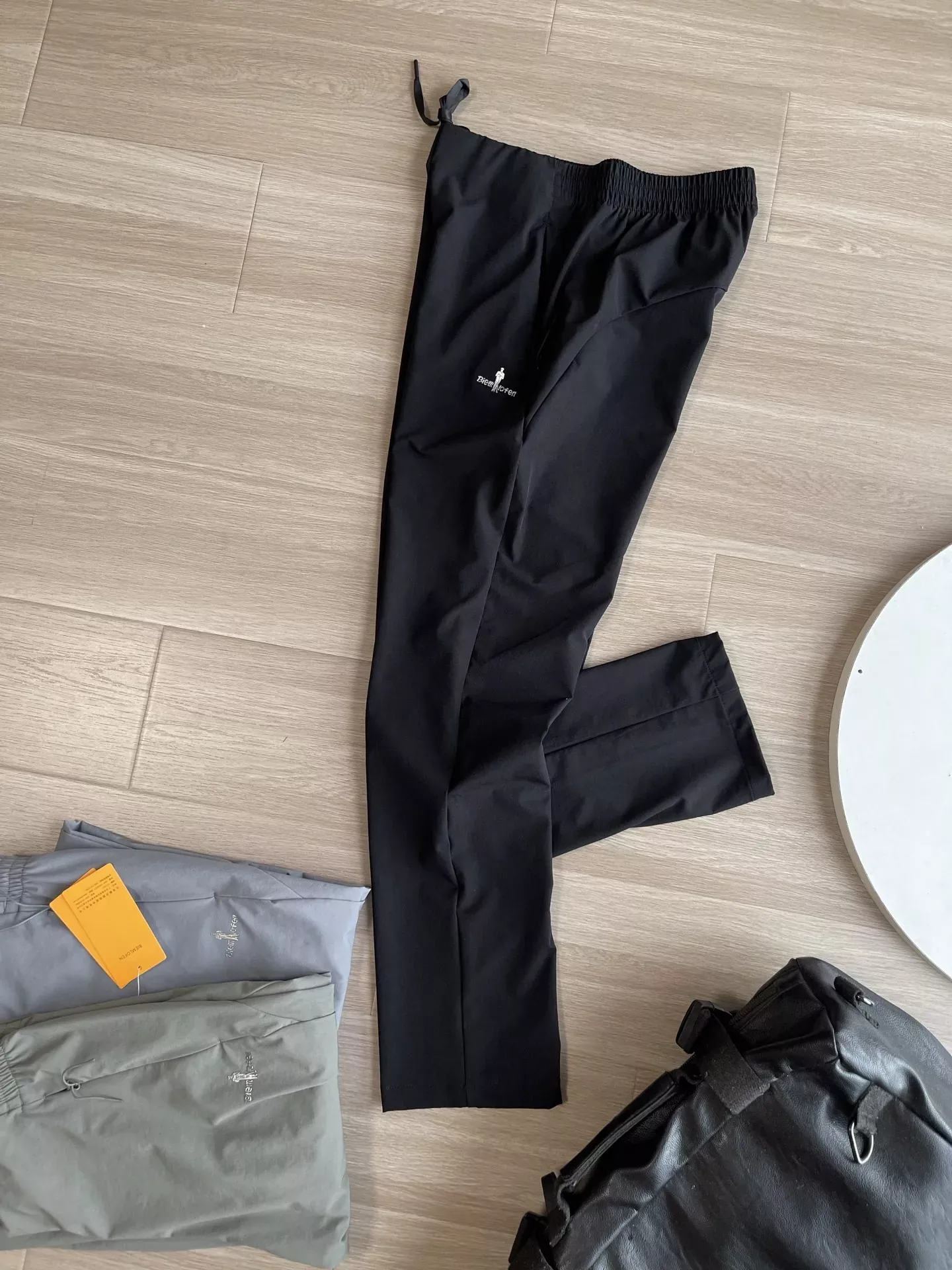 비음러펀 기모 방풍 일자핏 남녀공용 캐쥬얼 팬츠 상세 이미지 5