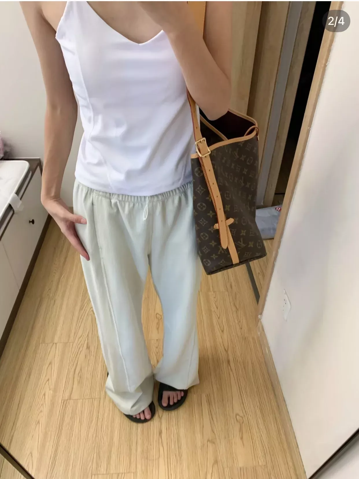 룰루레몬 소프트스트림 골지 와이드 여성용 트레이닝 팬츠 상세 이미지 35