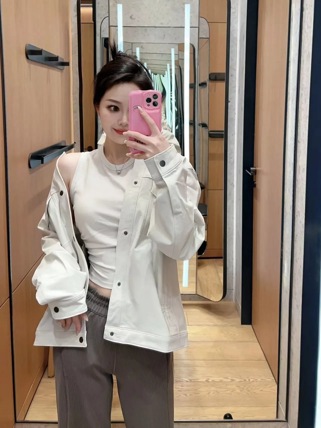 룰루레몬 소프트스트림 골지 와이드 여성용 트레이닝 팬츠 상세 이미지 39