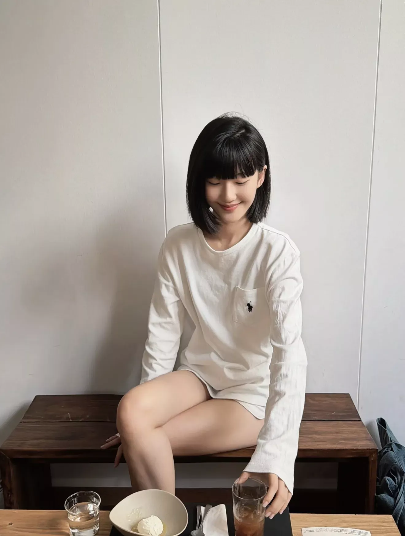 랄프로렌 포켓 자수 코튼 남녀공용 긴소매 티셔츠 상세 이미지 29
