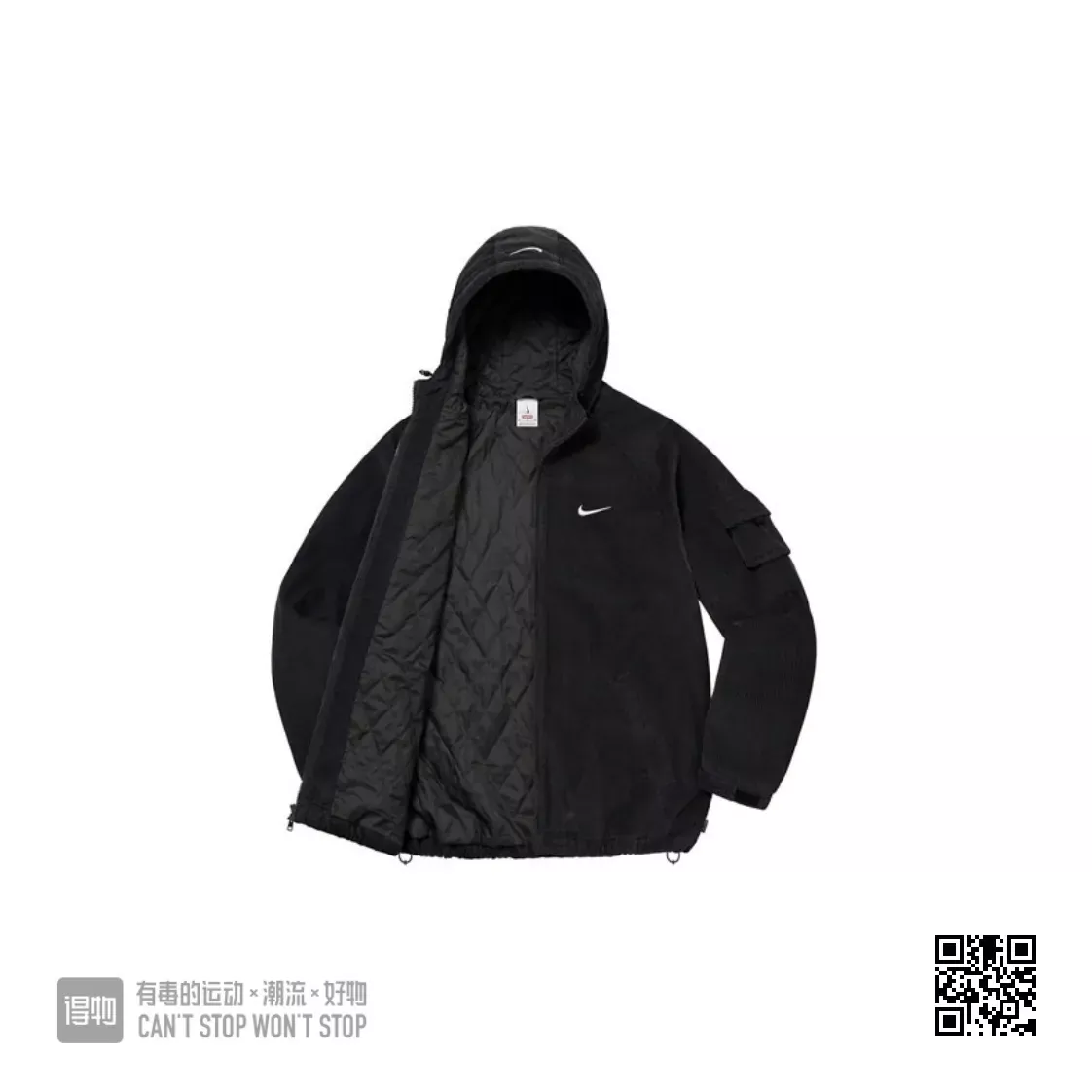 슈프림 코듀로이 후드 집업 남녀공용 후드 재킷 상세 이미지 21