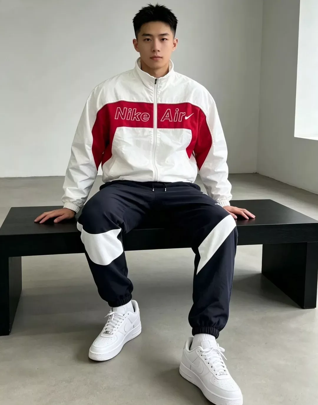 나이키 배색 스우시 우븐 조거 남녀공용 트레이닝 팬츠 상세 이미지 36