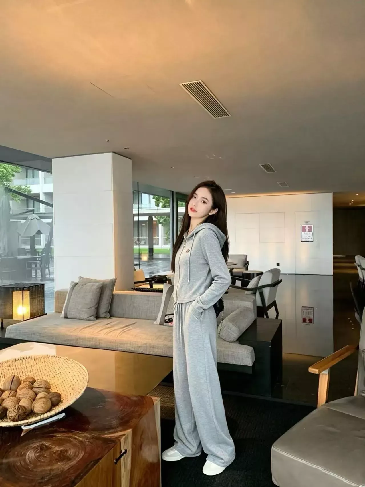 셀린느 후드 집업 와이드 여성용 상하의 세트 상세 이미지 29
