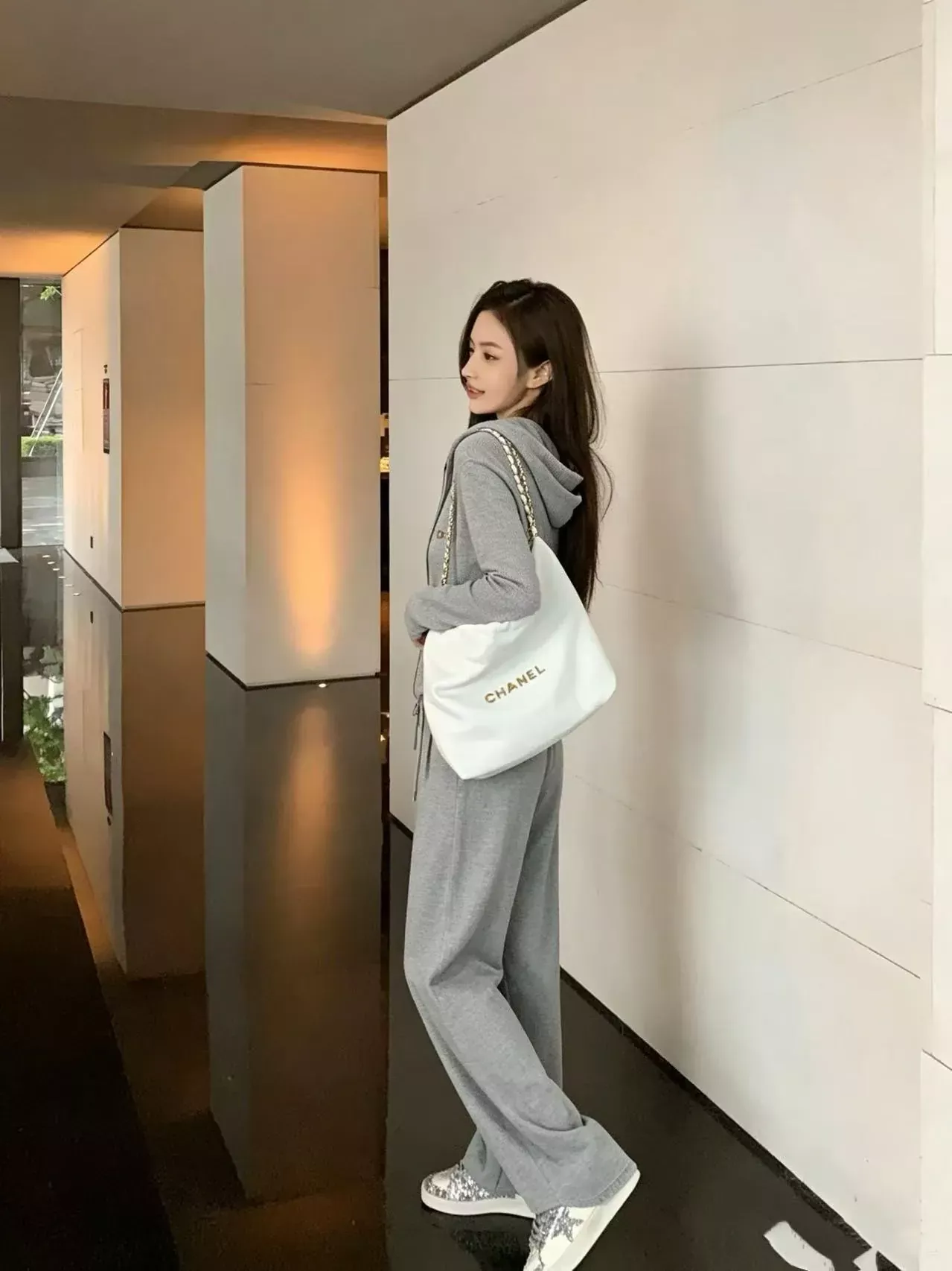셀린느 후드 집업 와이드 여성용 상하의 세트 상세 이미지 30