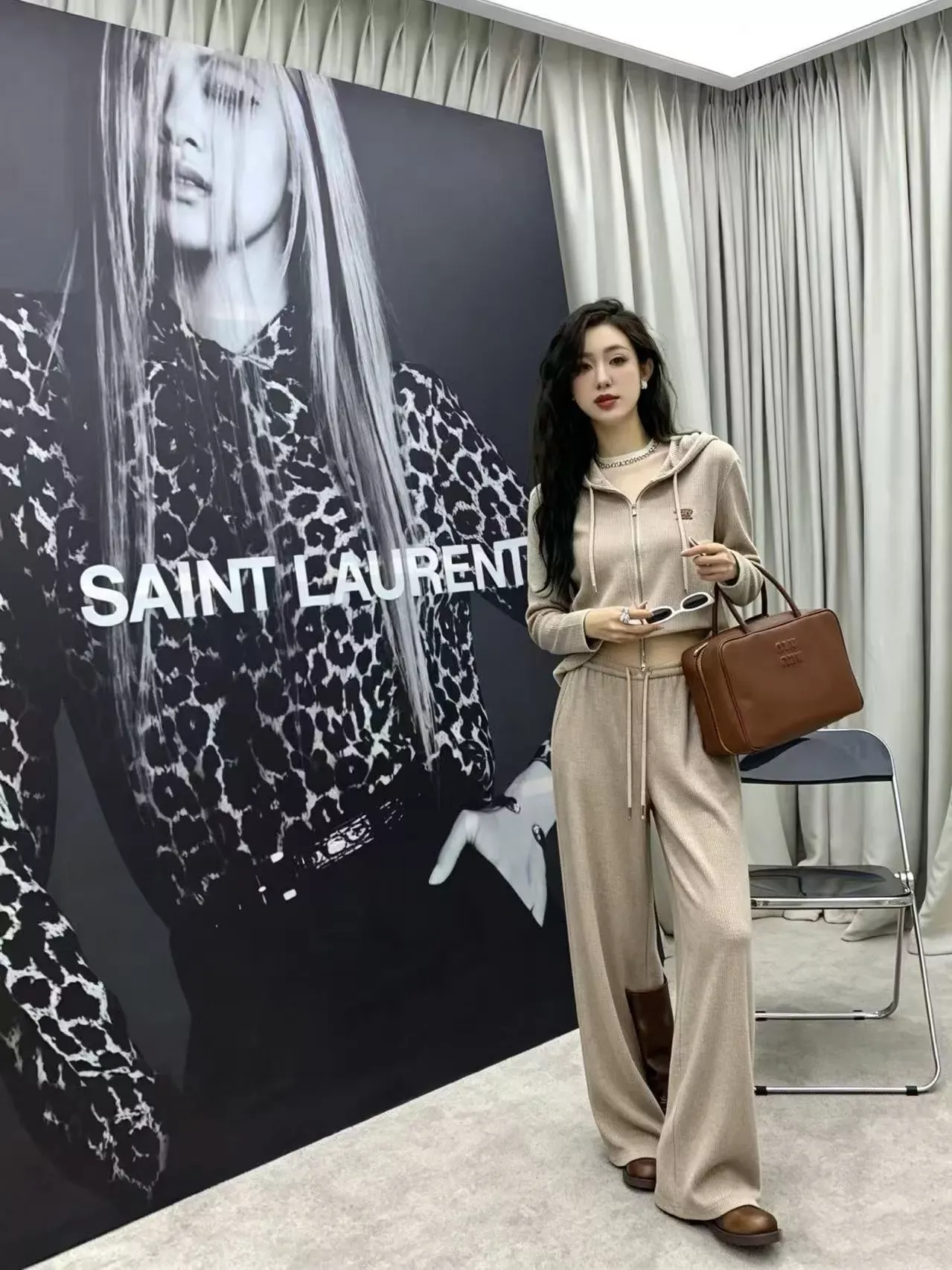 셀린느 후드 집업 와이드 여성용 상하의 세트 상세 이미지 37