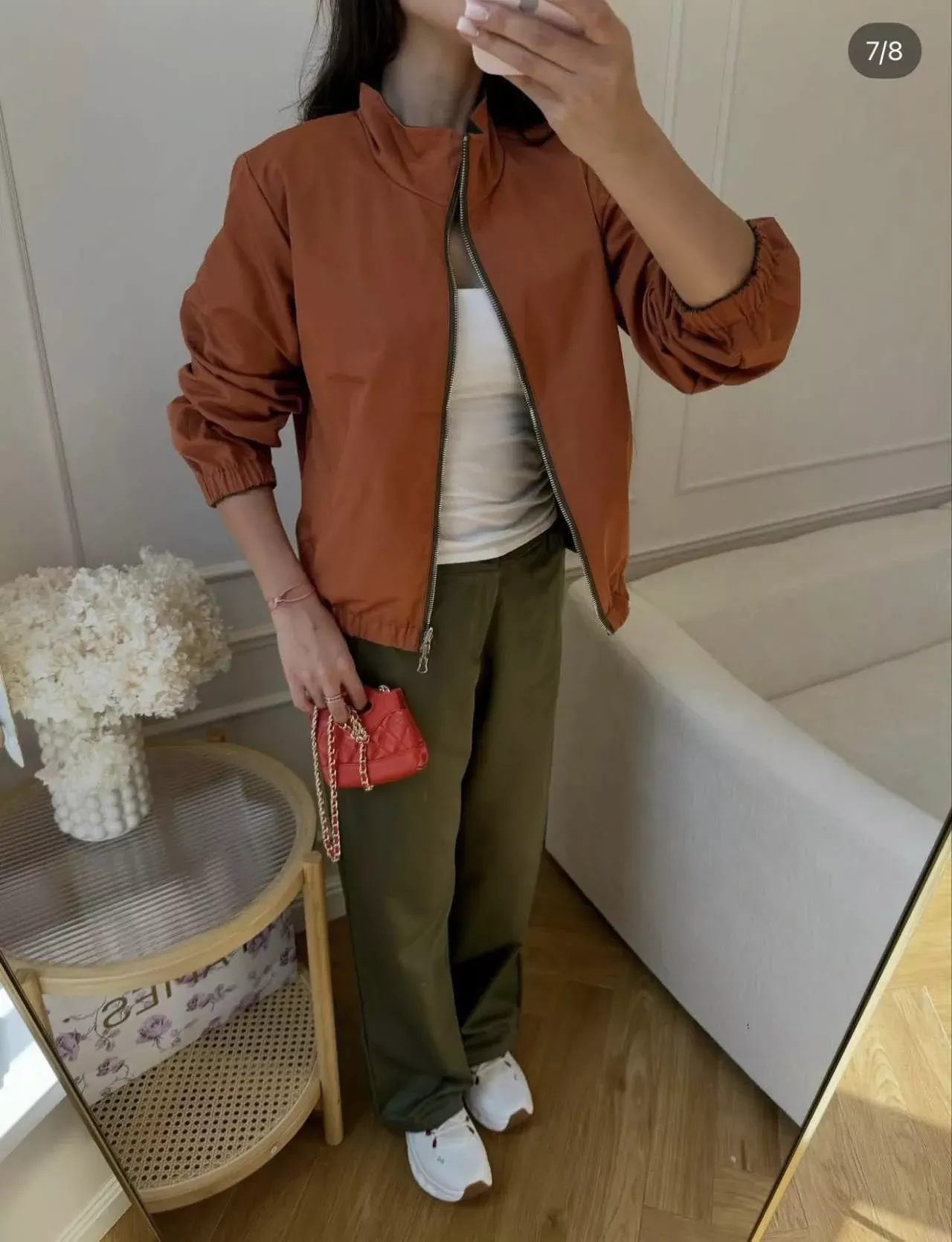 로로피아나 양면 집업 재킷 여성용 상하의 세트 상세 이미지 20