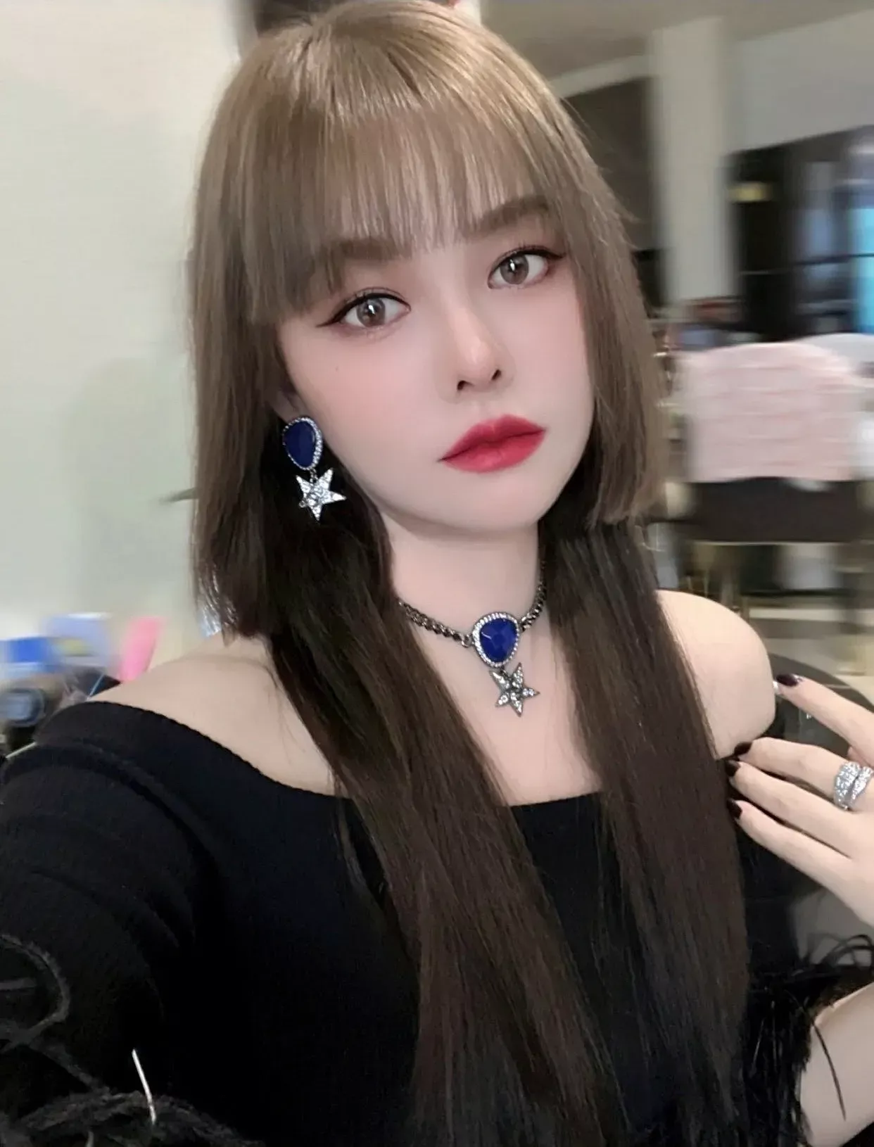 샤넬 블루 사파이어 스타 쥬얼리 2종 세트 상세 이미지 15