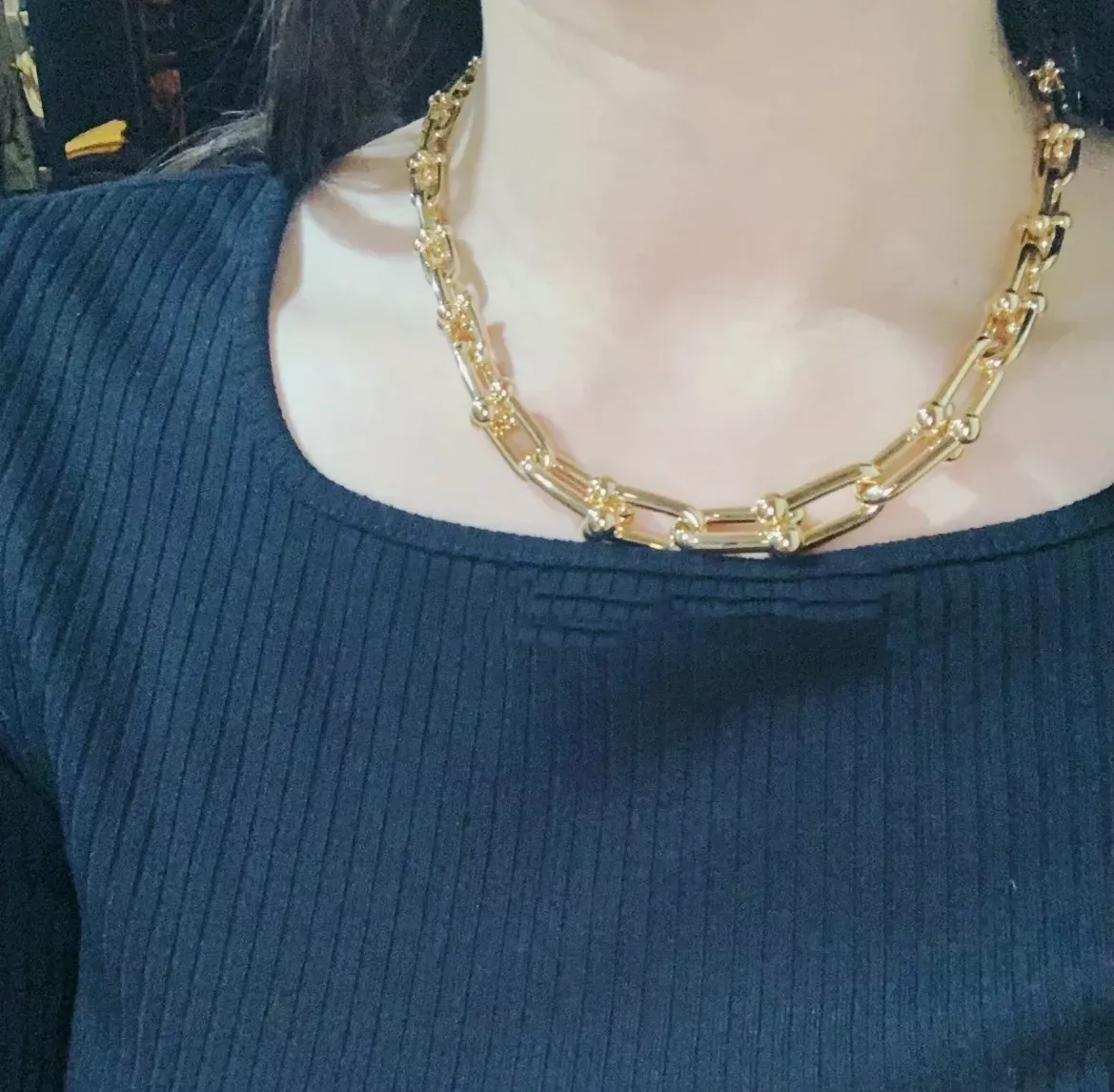 티파니앤코 체인 링크 장식 목걸이 상세 이미지 100