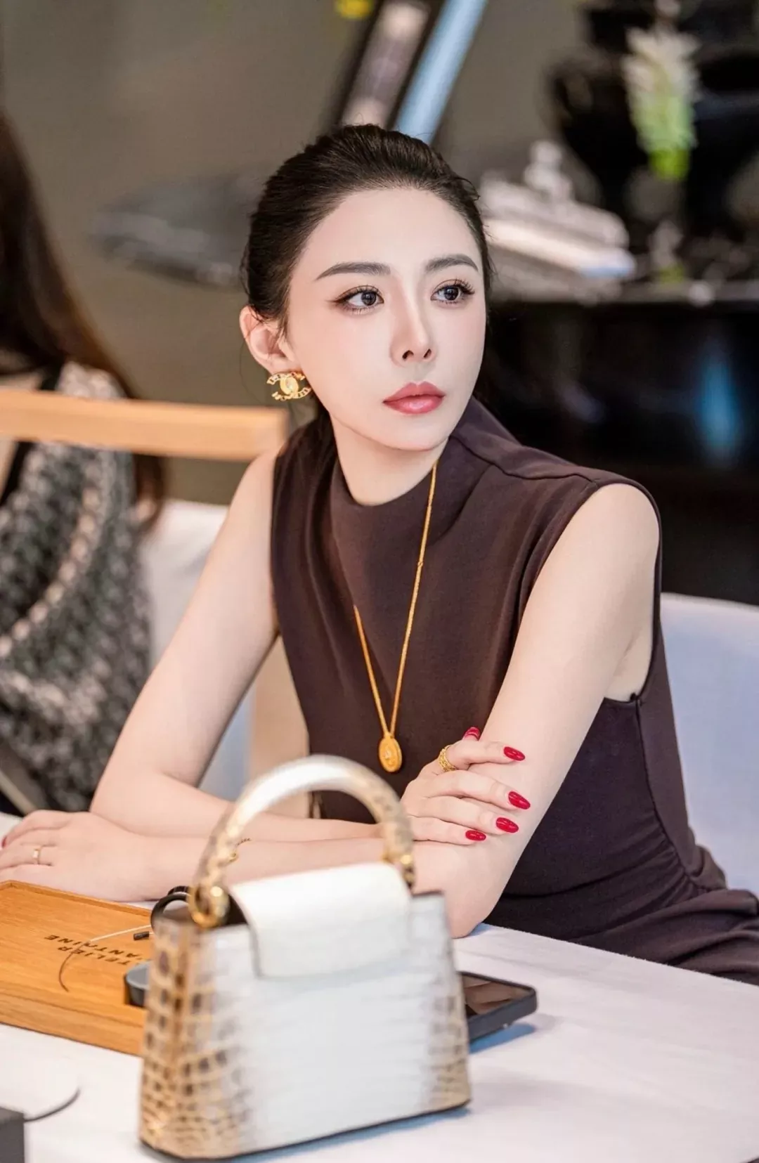 샤넬 빈티지 투톤 더블 C 귀걸이 상세 이미지 18
