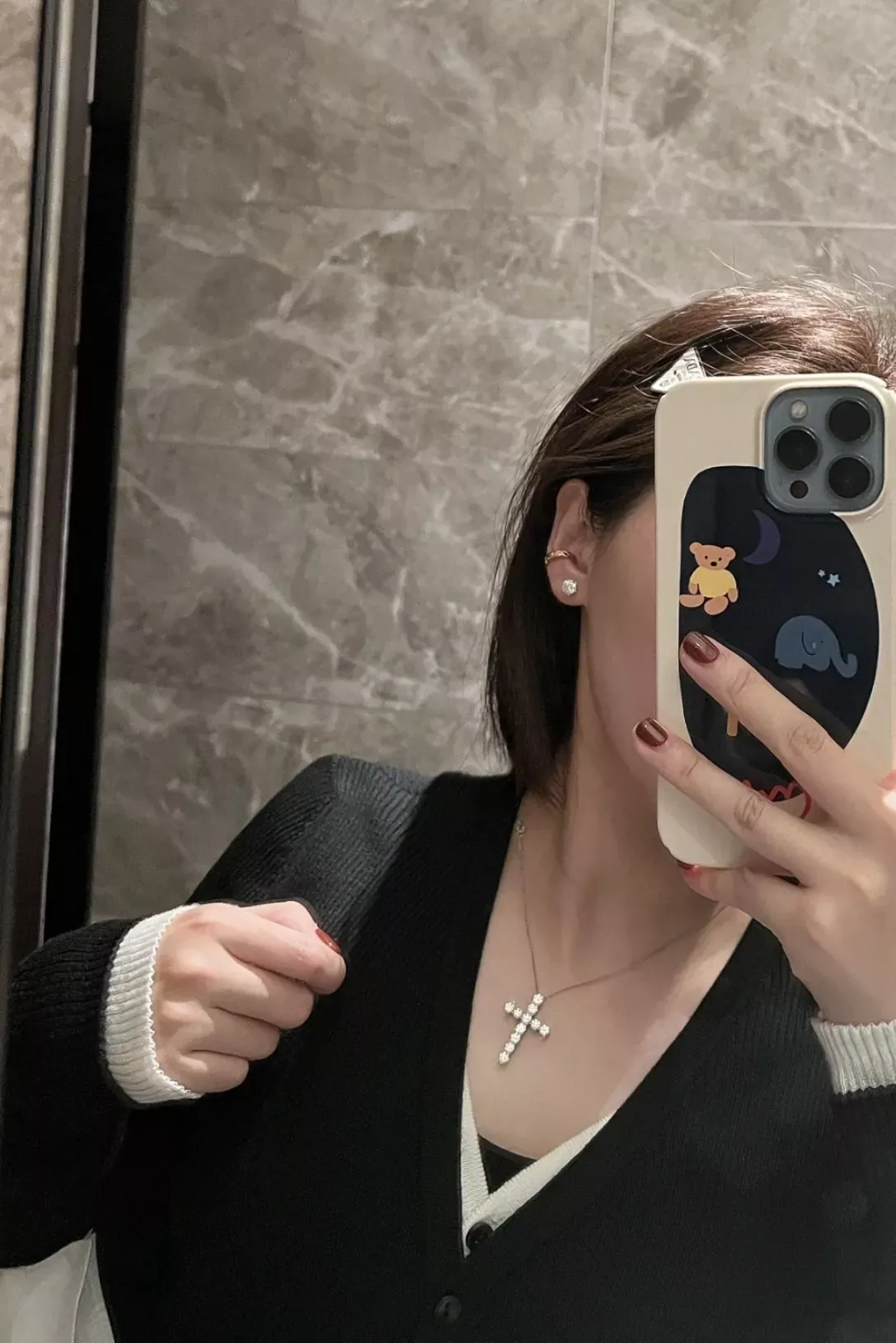 샤넬 투톤 이어커프 귀걸이 상세 이미지 11