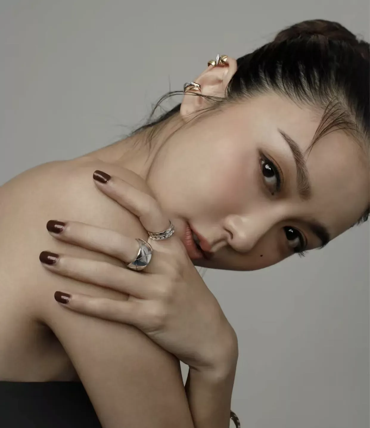 샤넬 투톤 이어커프 귀걸이 상세 이미지 32