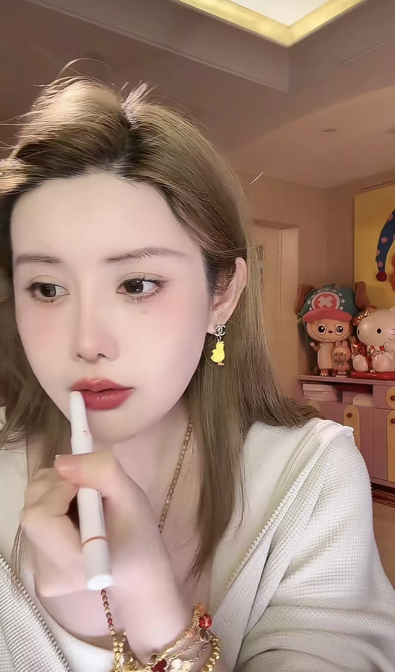샤넬 풀 큐빅 더블씨 옐로 치킨 귀걸이 상세 이미지 31