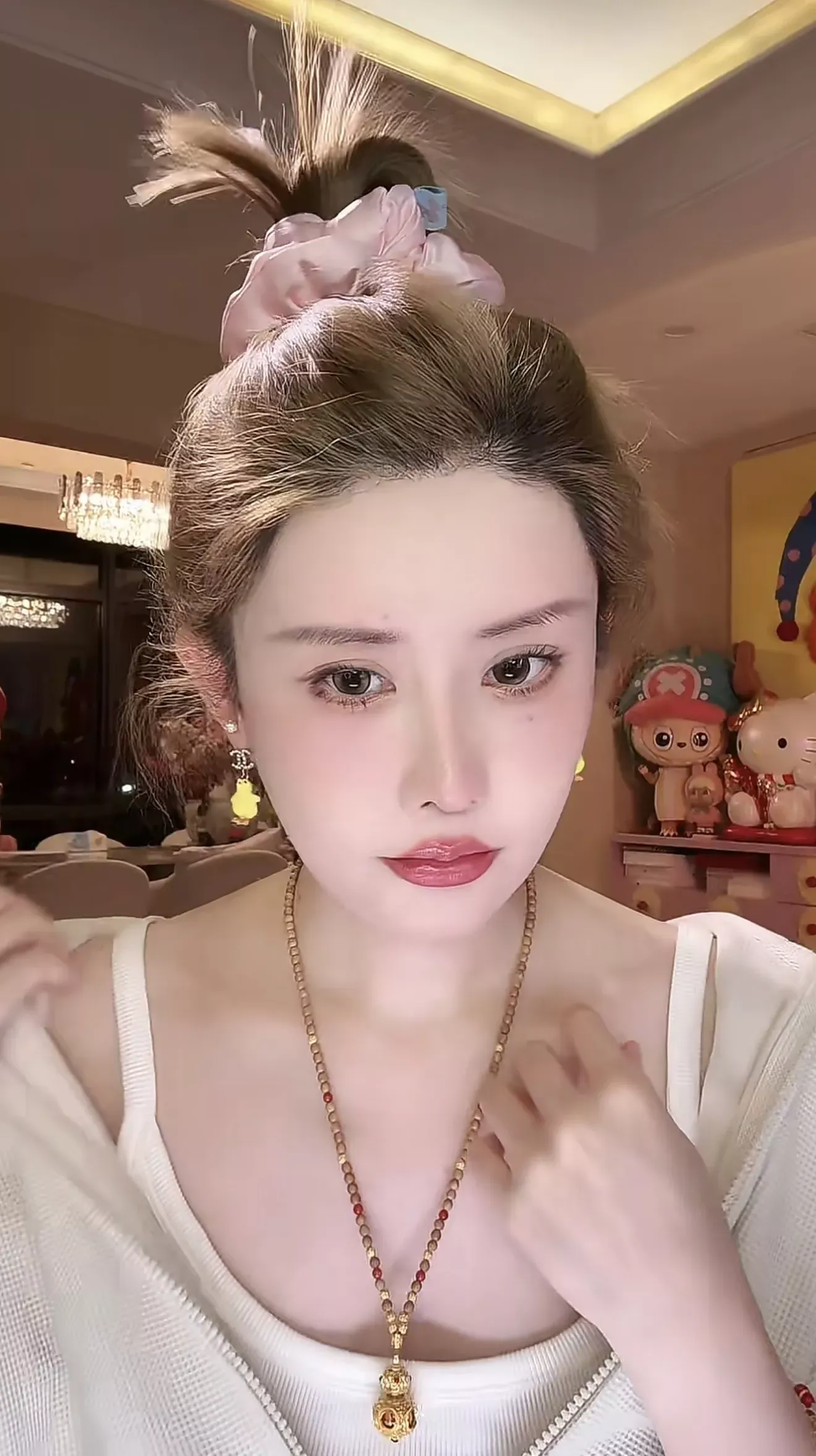샤넬 풀 큐빅 더블씨 옐로 치킨 귀걸이 상세 이미지 33