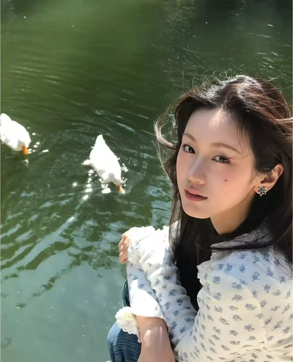 샤넬 블루 에나멜 더블씨 귀걸이 상세 이미지 11