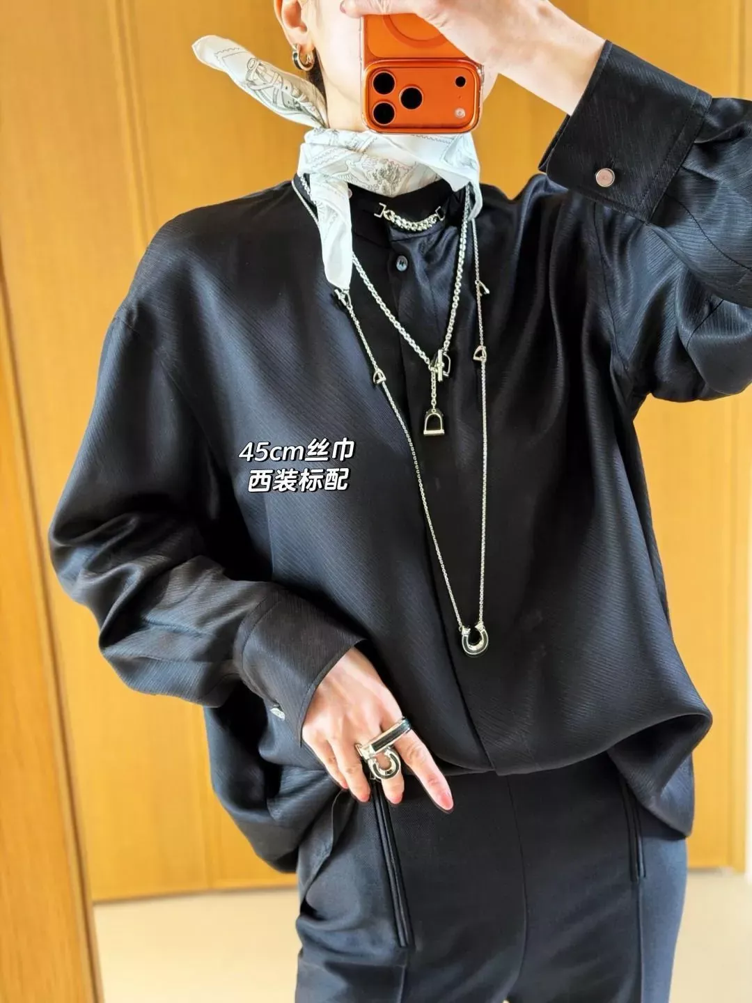 에르메스 말발굽 U자 펜던트 목걸이 상세 이미지 23
