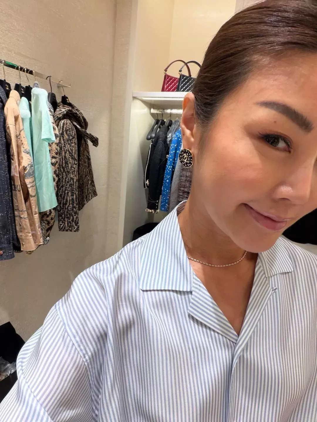샤넬 달마시안 모티프 원형 귀걸이 상세 이미지 10