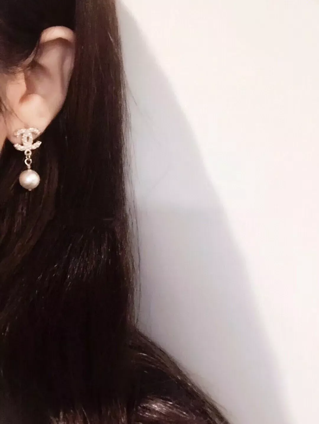 샤넬 진주 더블씨 드롭 귀걸이 상세 이미지 9