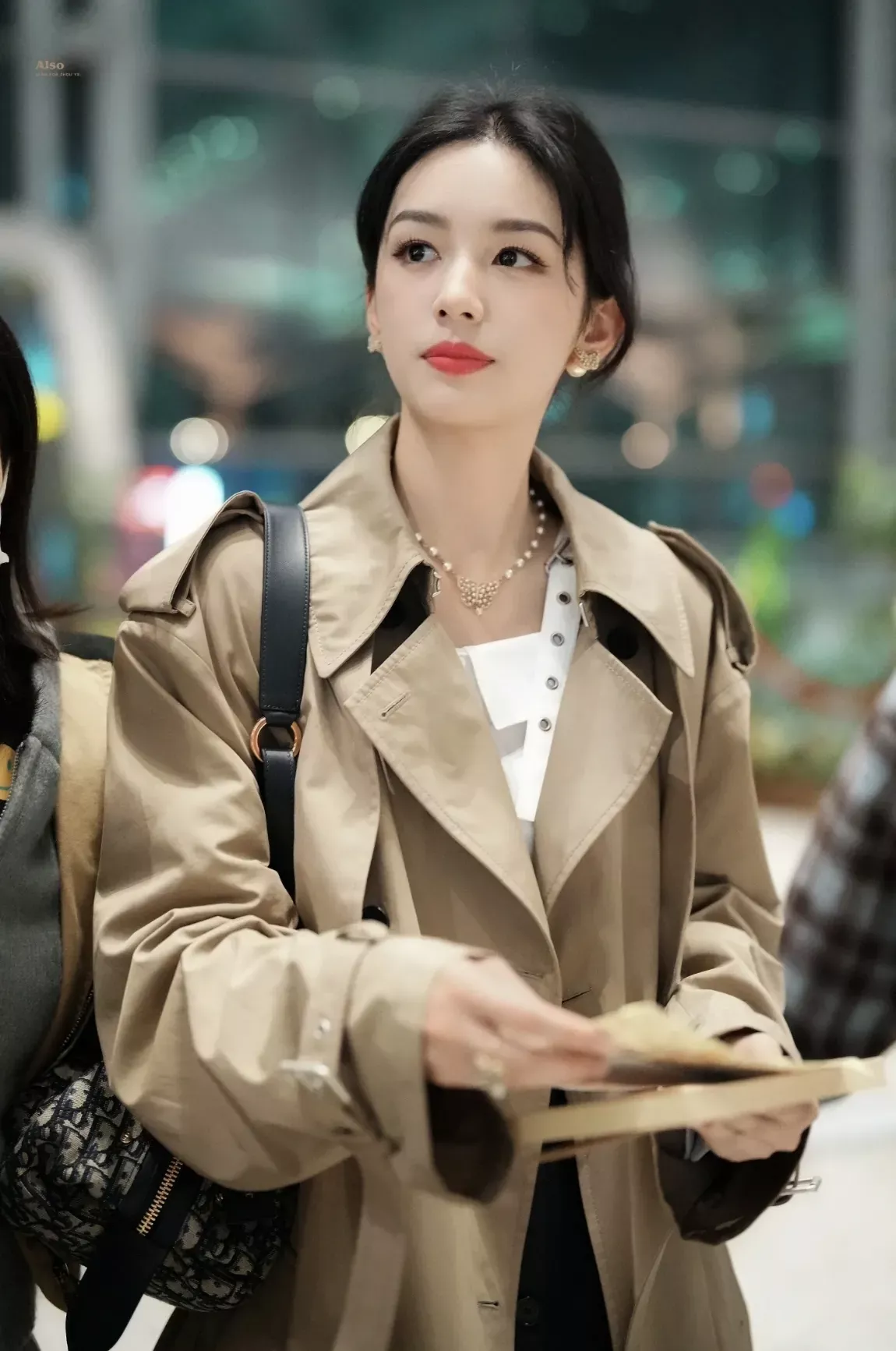 디올 진주 나비 펜던트 목걸이 상세 이미지 19