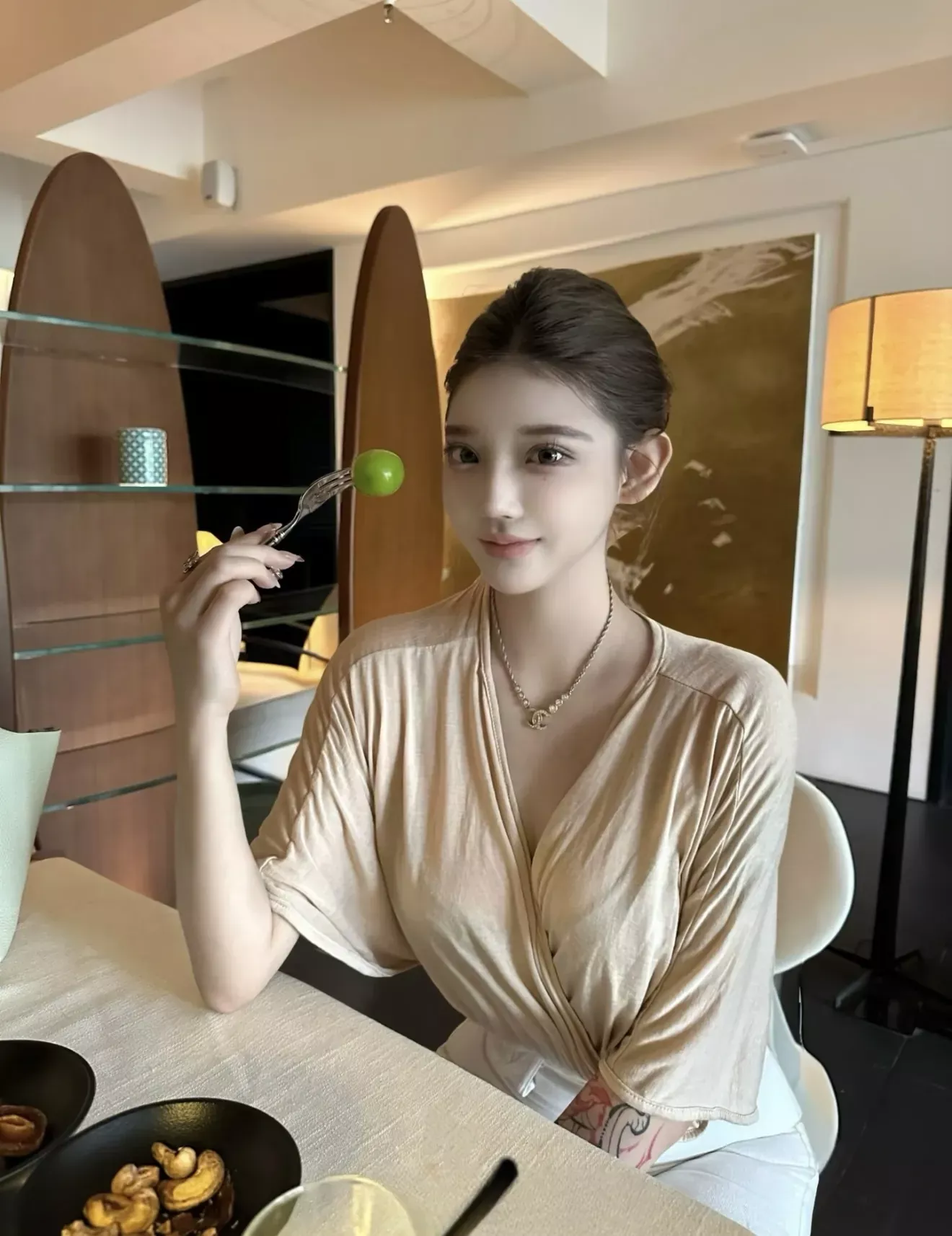 샤넬 길이 조절형 펜던트 목걸이 상세 이미지 18