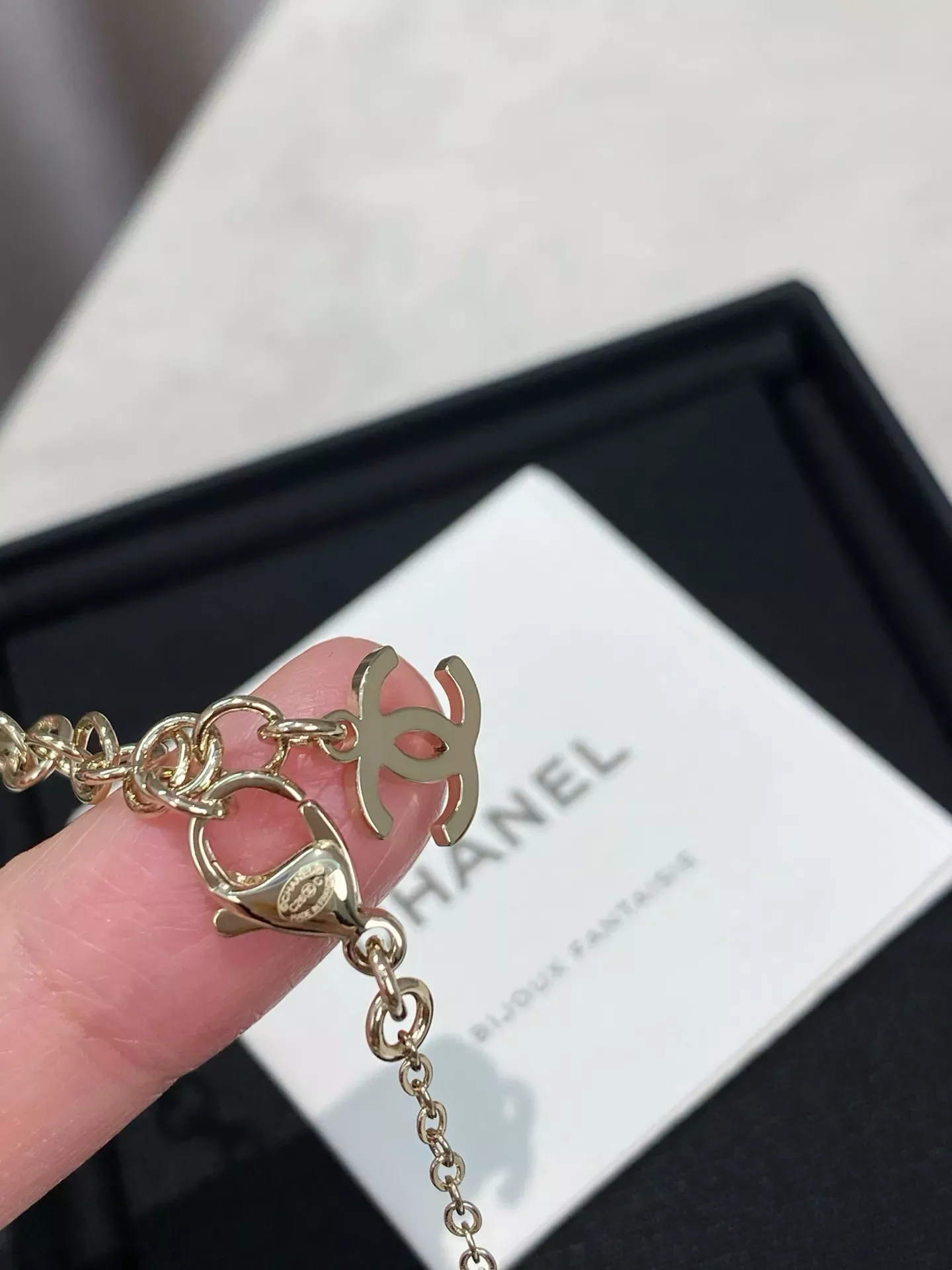 샤넬 별 모티프 큐빅 장식 목걸이 상세 이미지 18