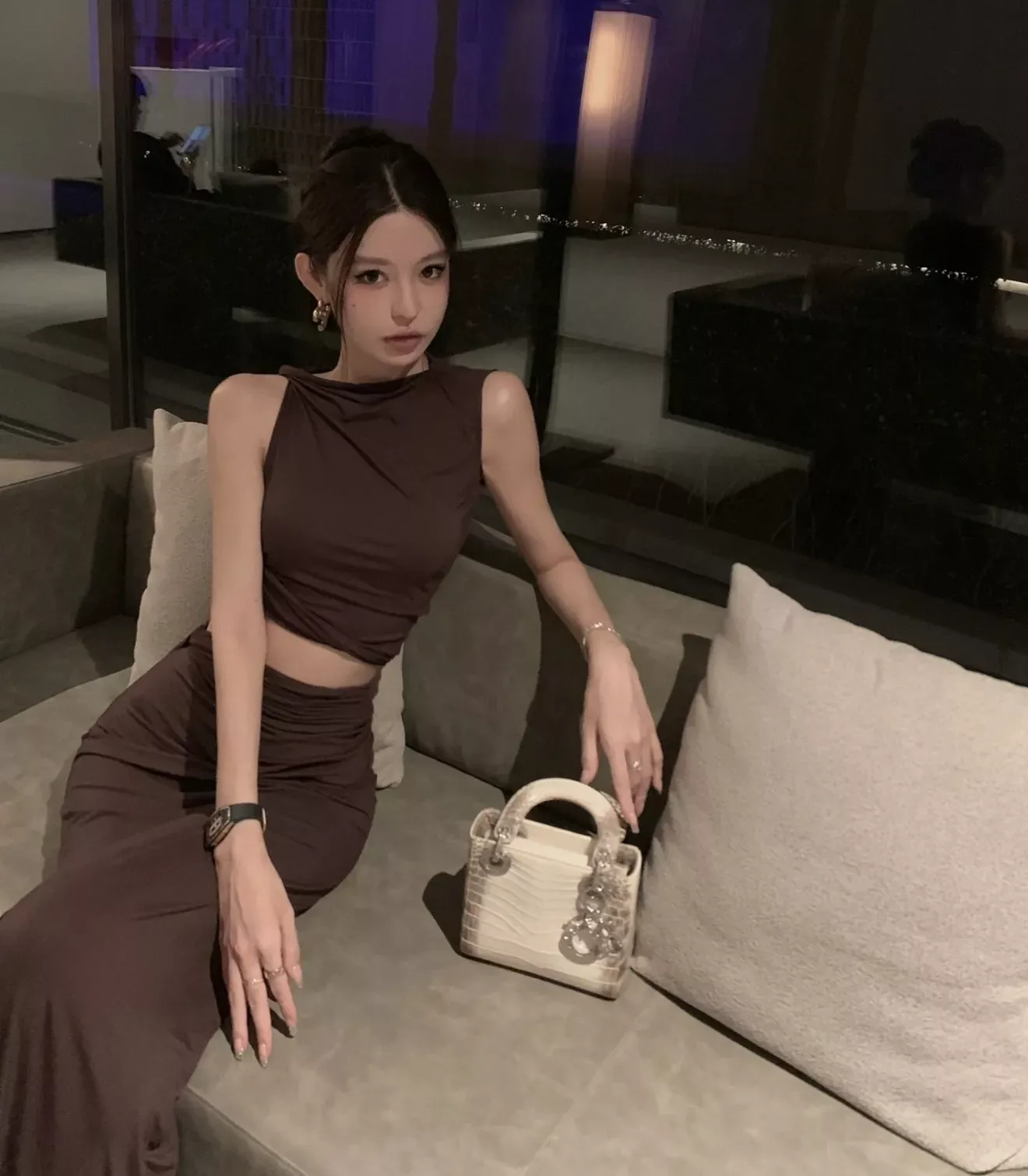 샤넬 심플 더블 C 로고 귀걸이 상세 이미지 55