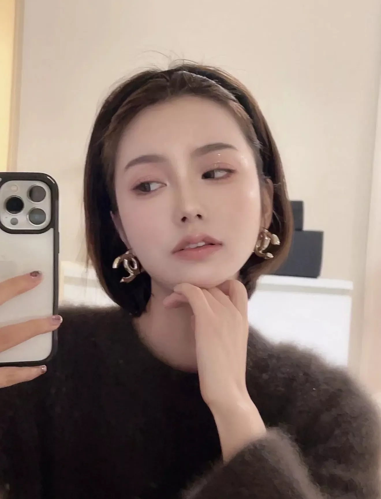 샤넬 심플 더블 C 로고 귀걸이 상세 이미지 56