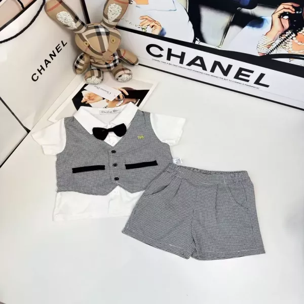 디올 나비넥타이 유아동용 정장 세트
