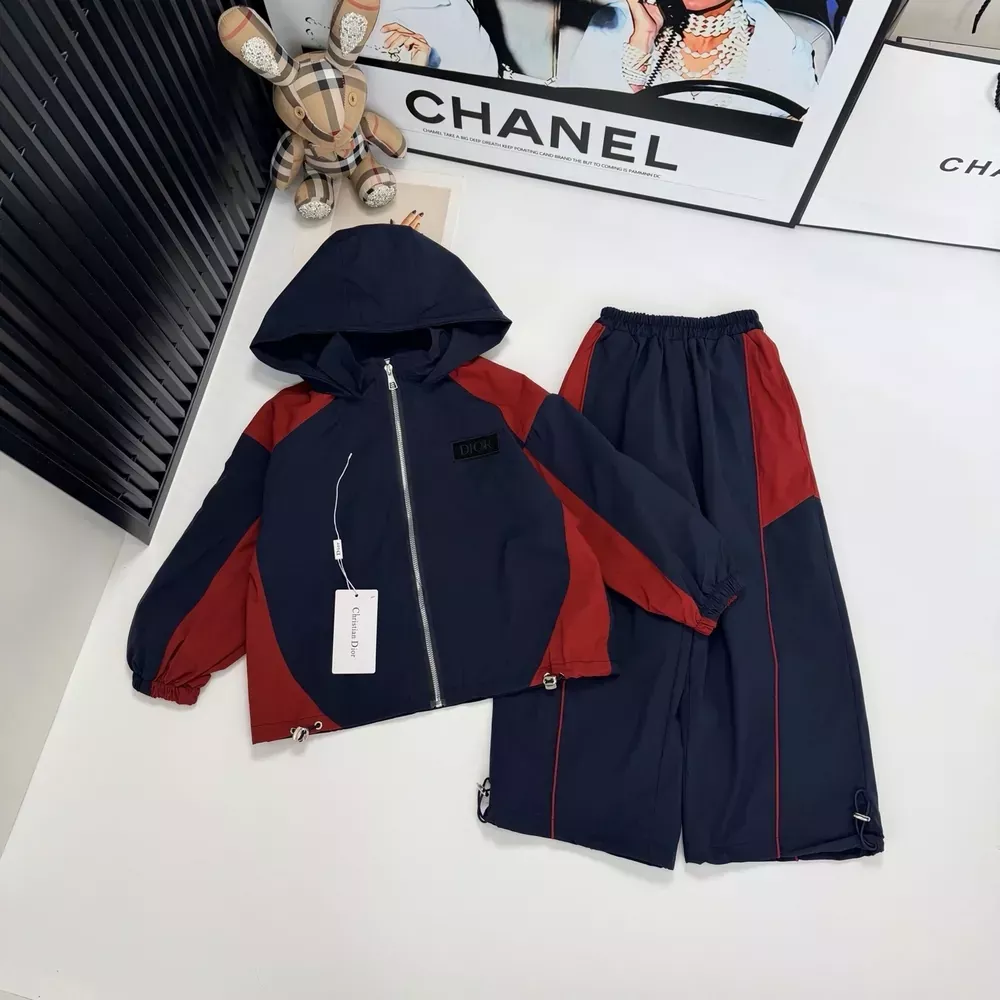 디올 후드 바람막이 아동용 상하의 세트