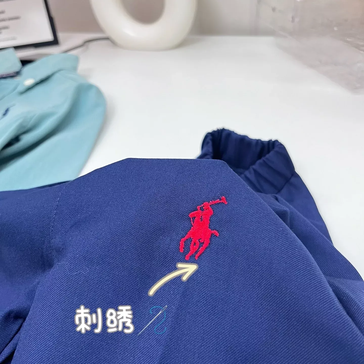 랄프로렌 포니 자수 셔츠 팬츠 아동용 상하의 세트 상세 이미지 6