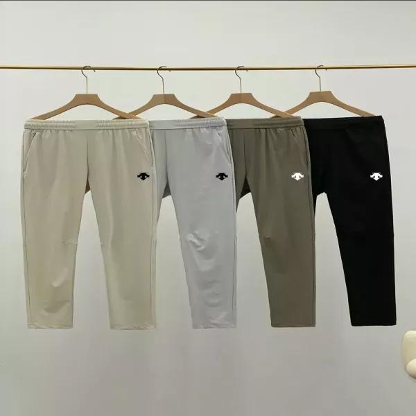 데상트 아이스 실크 속건 남녀공용 트레이닝 팬츠