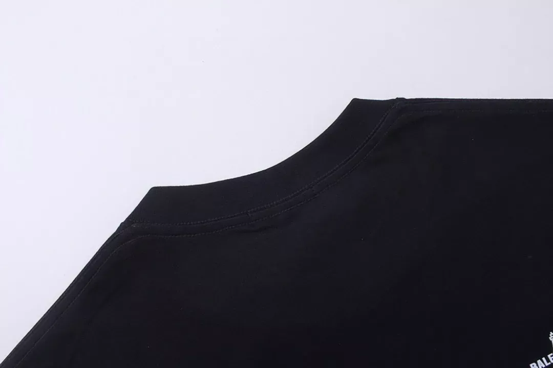 발렌시아가 프린트 순면 남녀공용 긴소매 티셔츠 상세 이미지 6