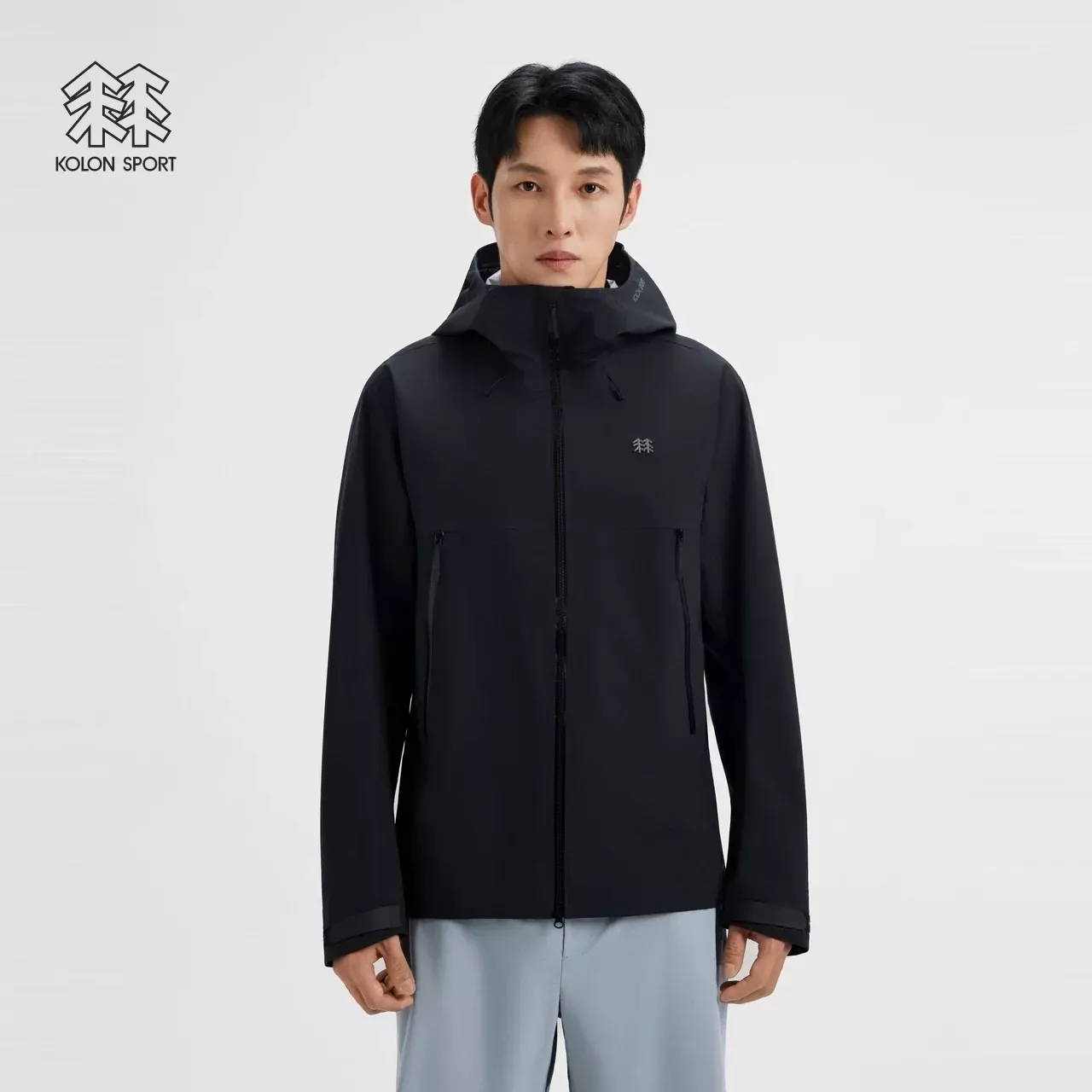 코오롱스포츠 3레이어 하드셸 후드 재킷 상세 이미지 14