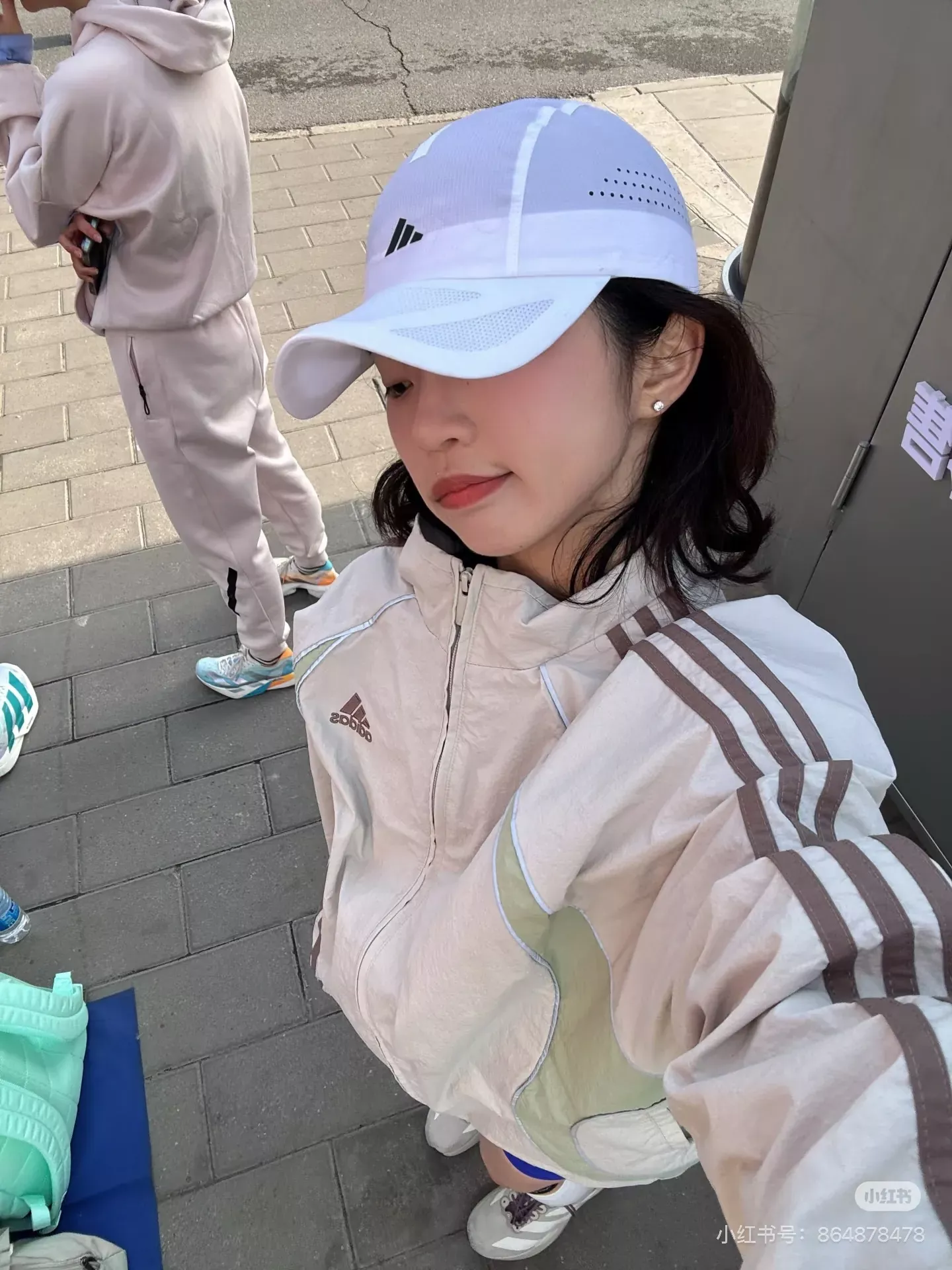 아디다스 복고 배색 스탠드칼라 남녀공용 집업 재킷 상세 이미지 29