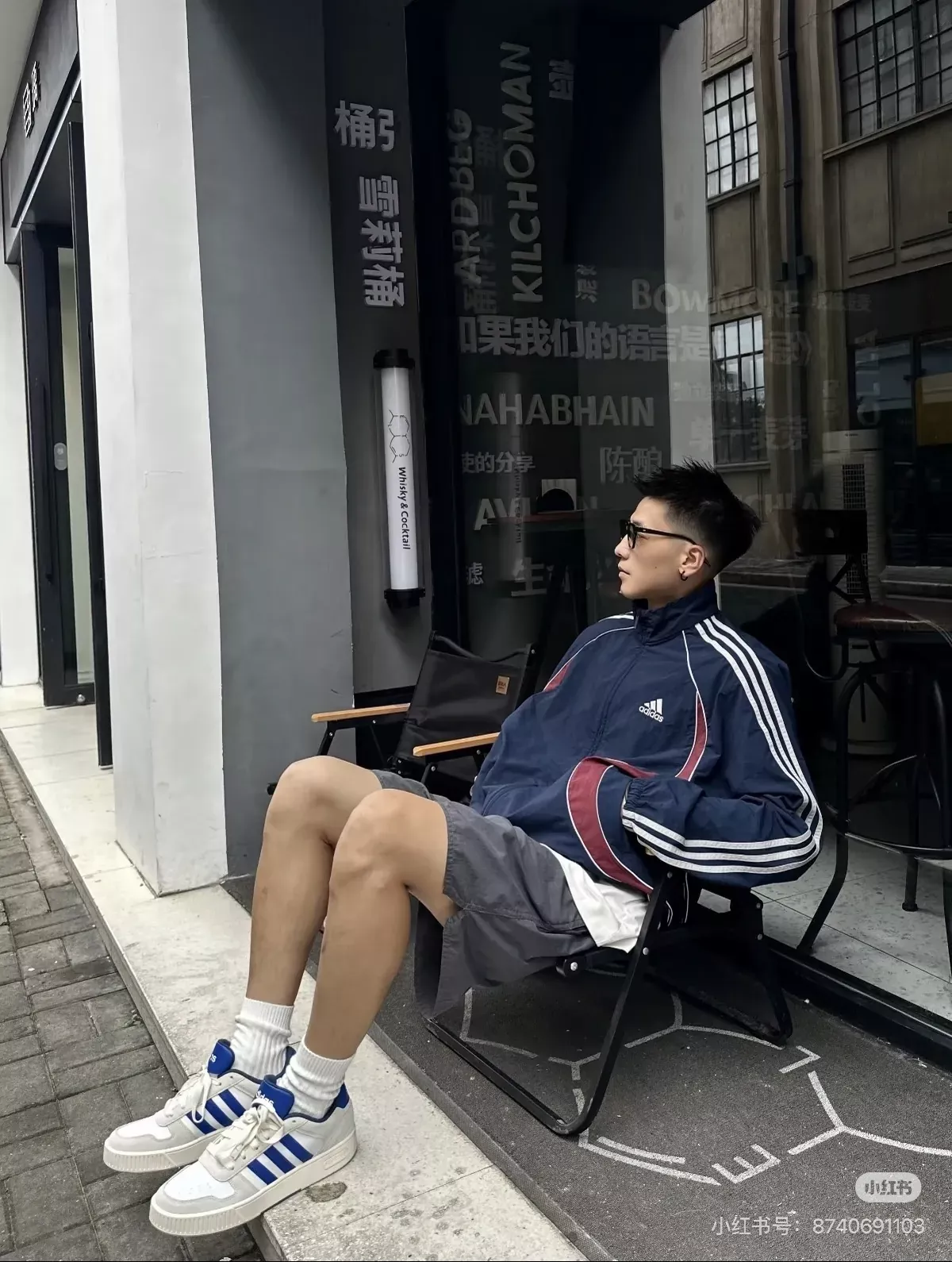 아디다스 복고 배색 스탠드칼라 남녀공용 집업 재킷 상세 이미지 39
