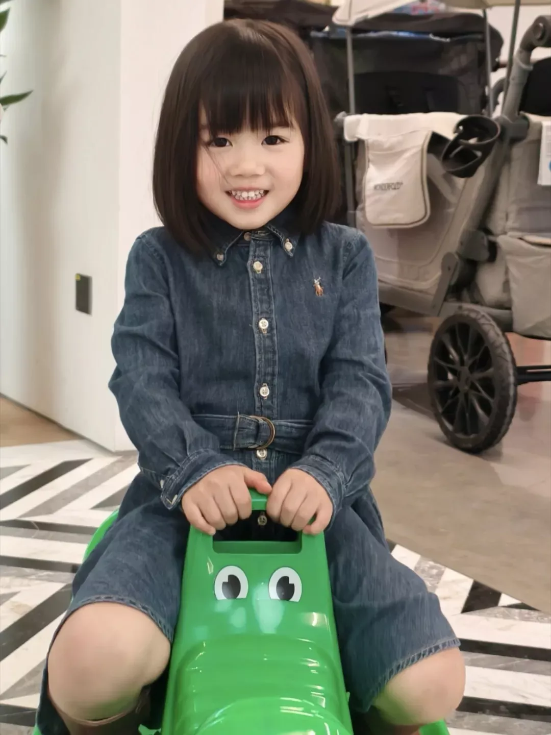 랄프로렌 워싱 데님 셔츠형 아동용 원피스 상세 이미지 19