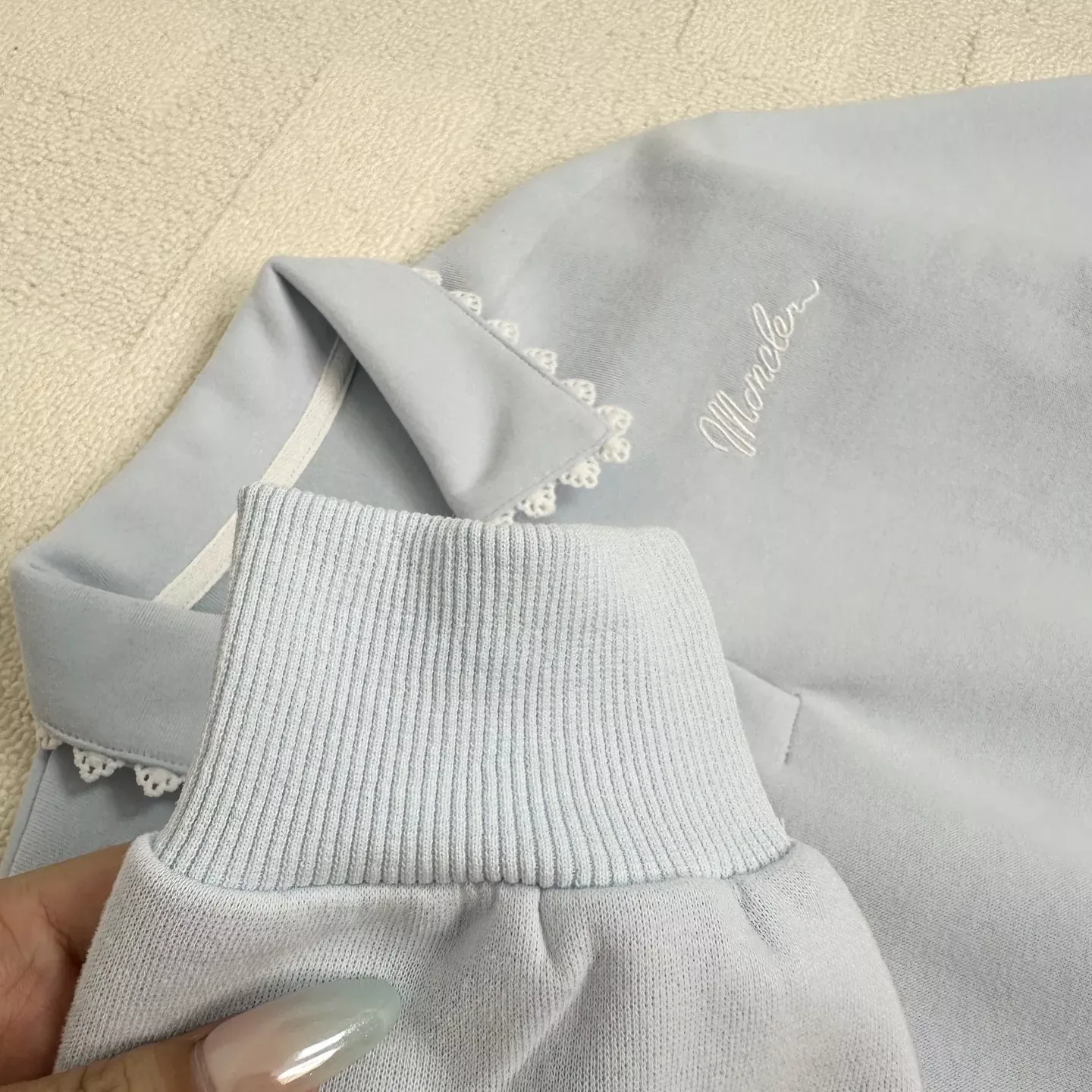 몽클레어 빙하 블루 아동용 상하의 세트 상세 이미지 19