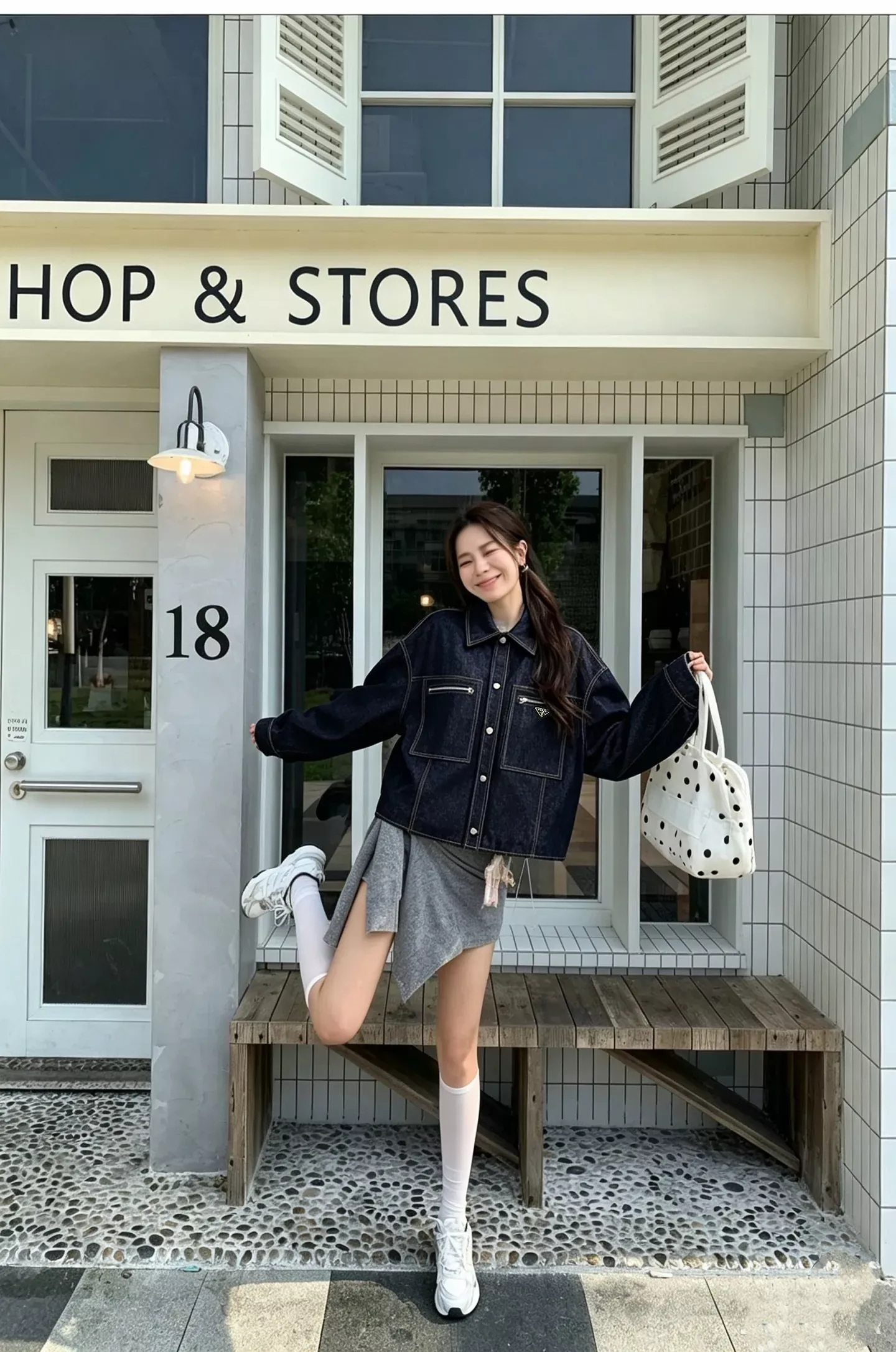 프라다 빈티지 데님 루즈핏 남녀공용 데님 재킷 상세 이미지 11