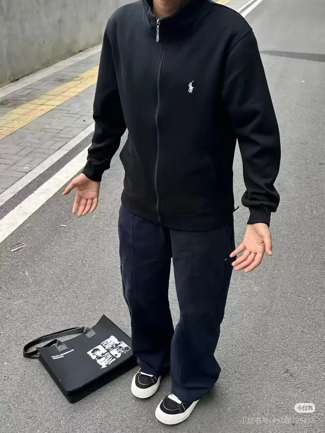 랄프로렌 자수 포인트 스탠드칼라 남녀공용 집업 재킷 상세 이미지 27