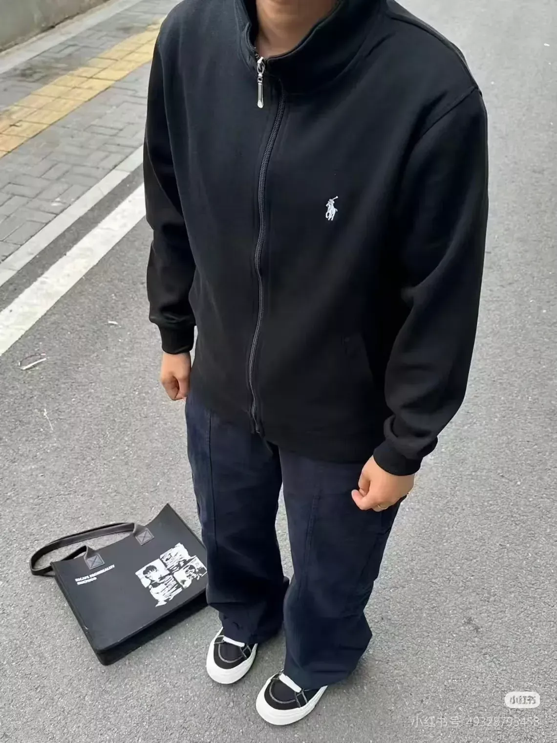 랄프로렌 자수 포인트 스탠드칼라 남녀공용 집업 재킷 상세 이미지 28