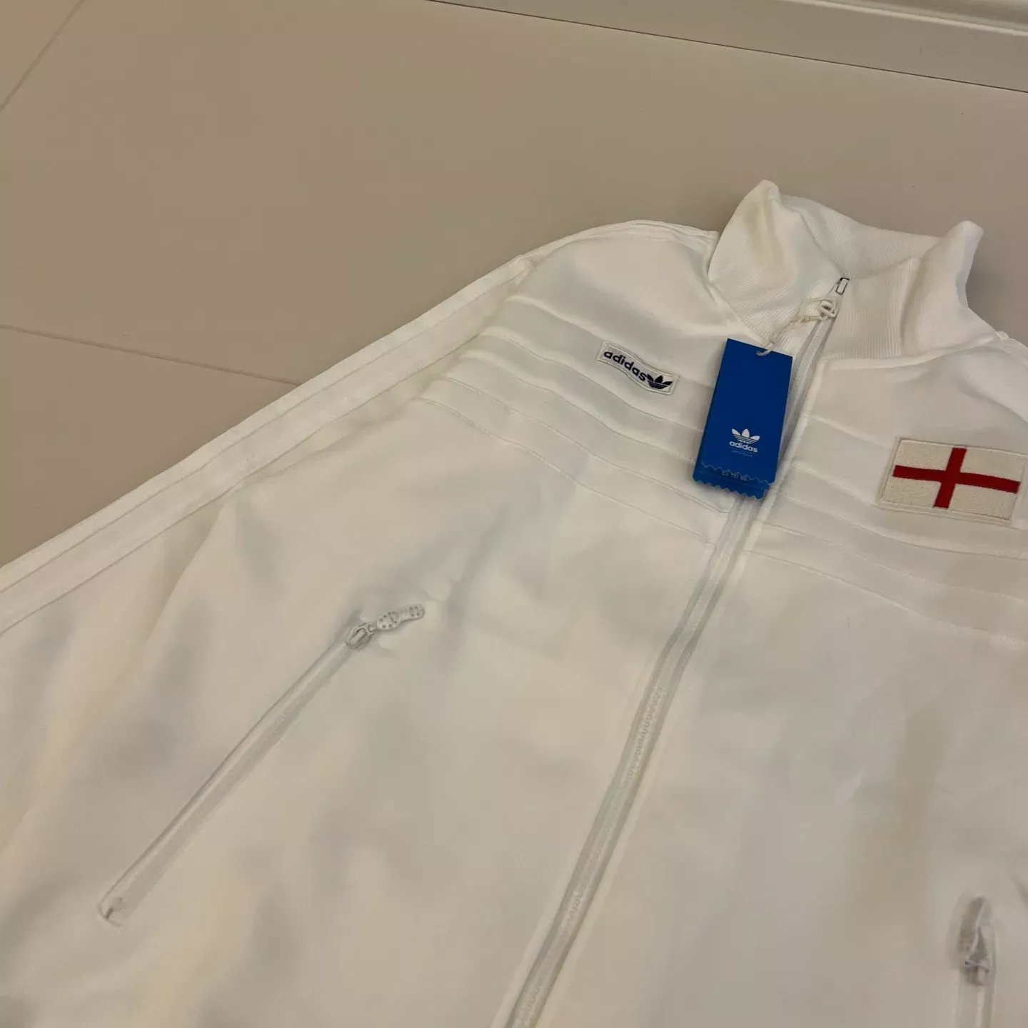 아디다스 잉글랜드 팀 로고 집업 남녀공용 집업 재킷 상세 이미지 22