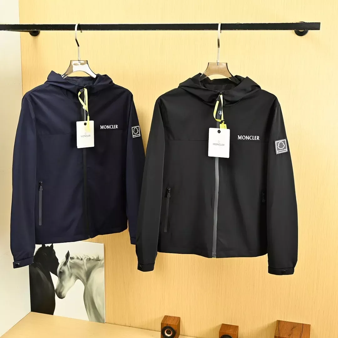 몽클레어 방풍 후드 집업 남녀공용 후드 재킷 상세 이미지 4