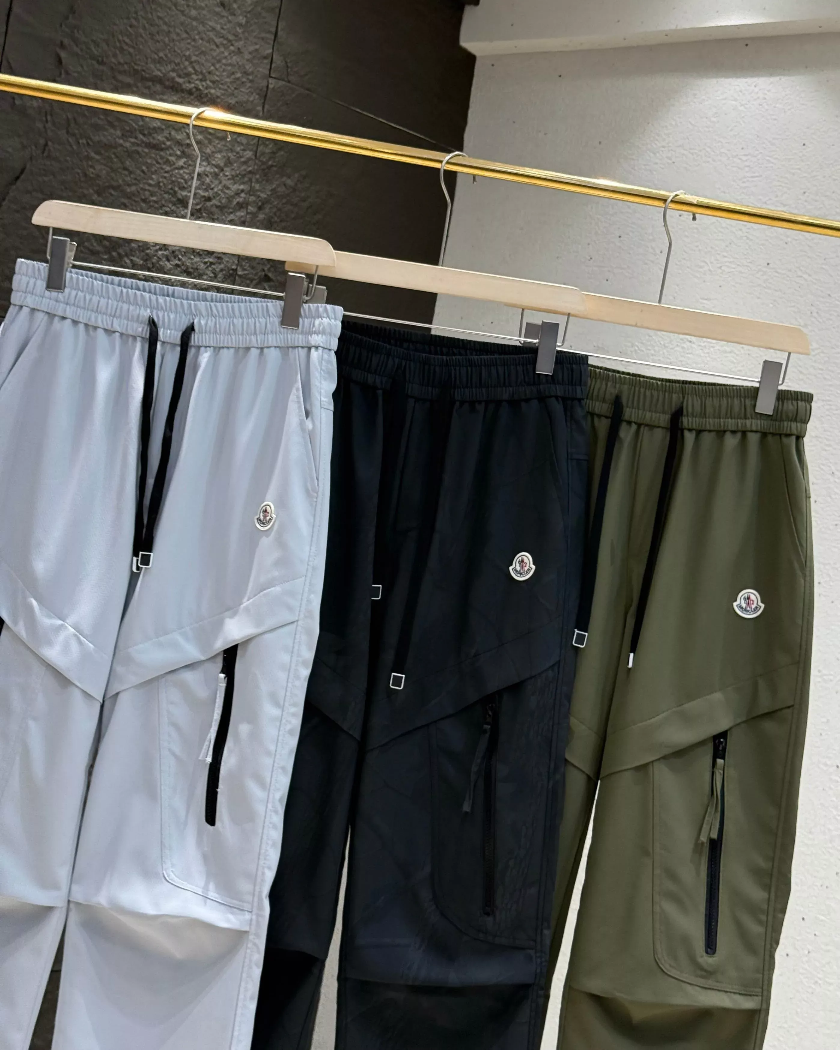 몽클레어 방풍 속건 스트링 남녀공용 캐쥬얼 팬츠 상세 이미지 10