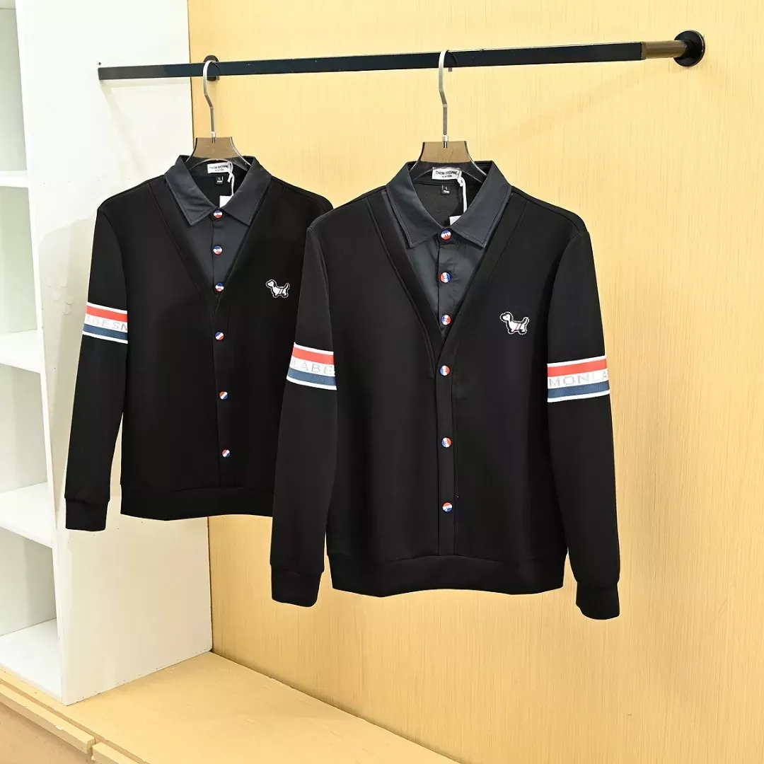톰브라운 셔츠 레이어드 맨투맨 티셔츠 상세 이미지 2