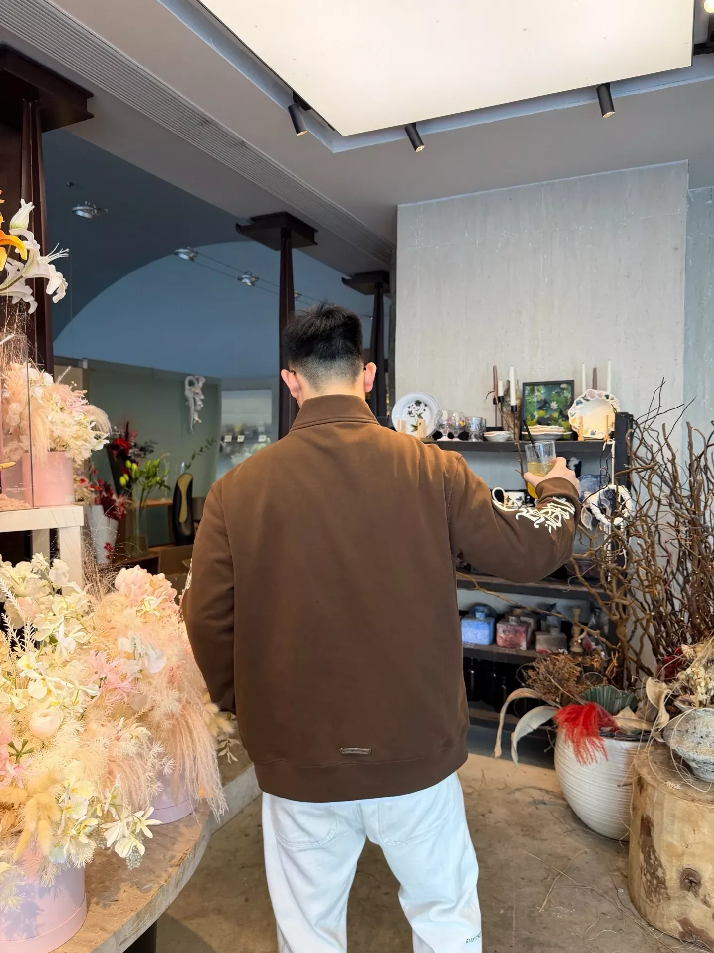 크롬하츠 자수 반집업 남녀공용 맨투맨 티셔츠 상세 이미지 18