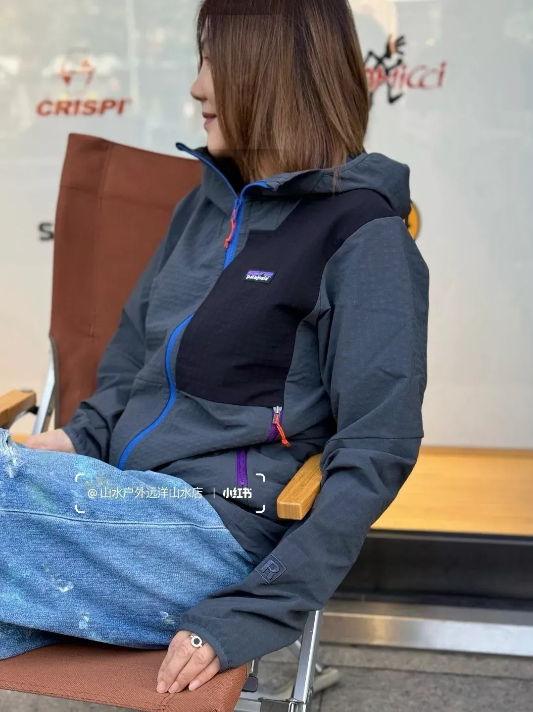 파타고니아 그리드 방수 집업 남녀공용 후드 재킷 상세 이미지 14