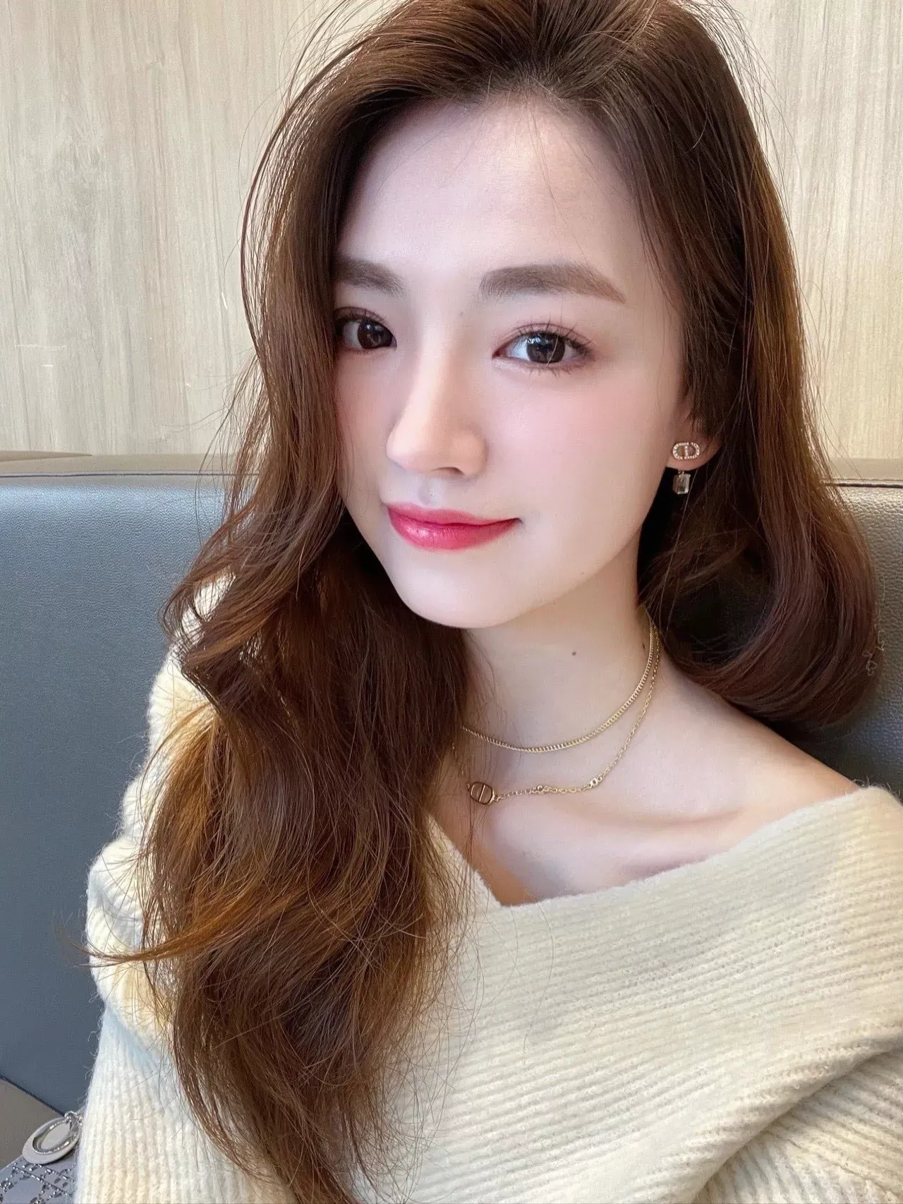디올 불규칙 황동 도금 귀걸이 상세 이미지 20