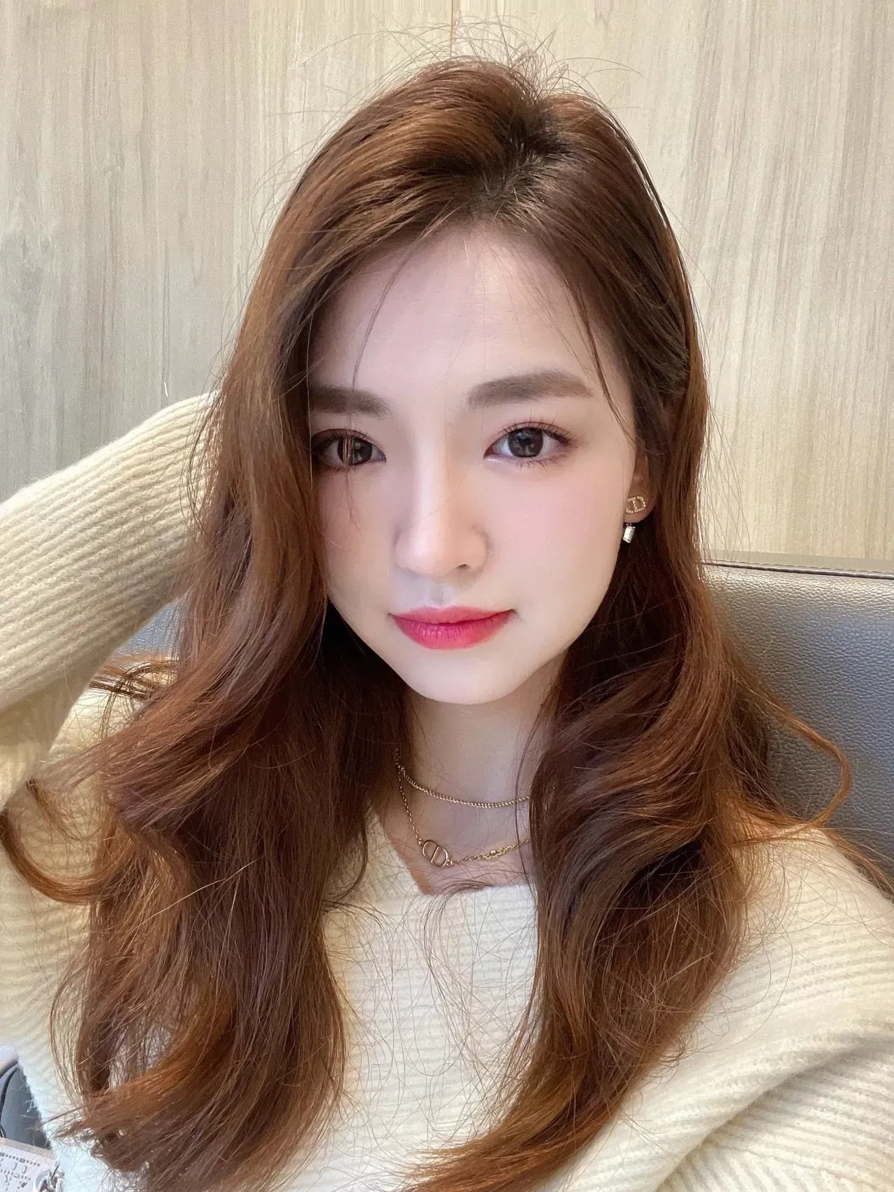 디올 불규칙 황동 도금 귀걸이 상세 이미지 21