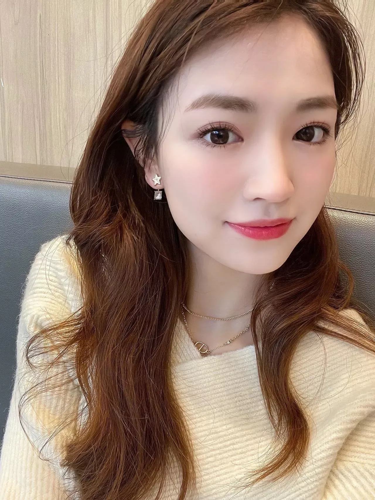 디올 불규칙 황동 도금 귀걸이 상세 이미지 23