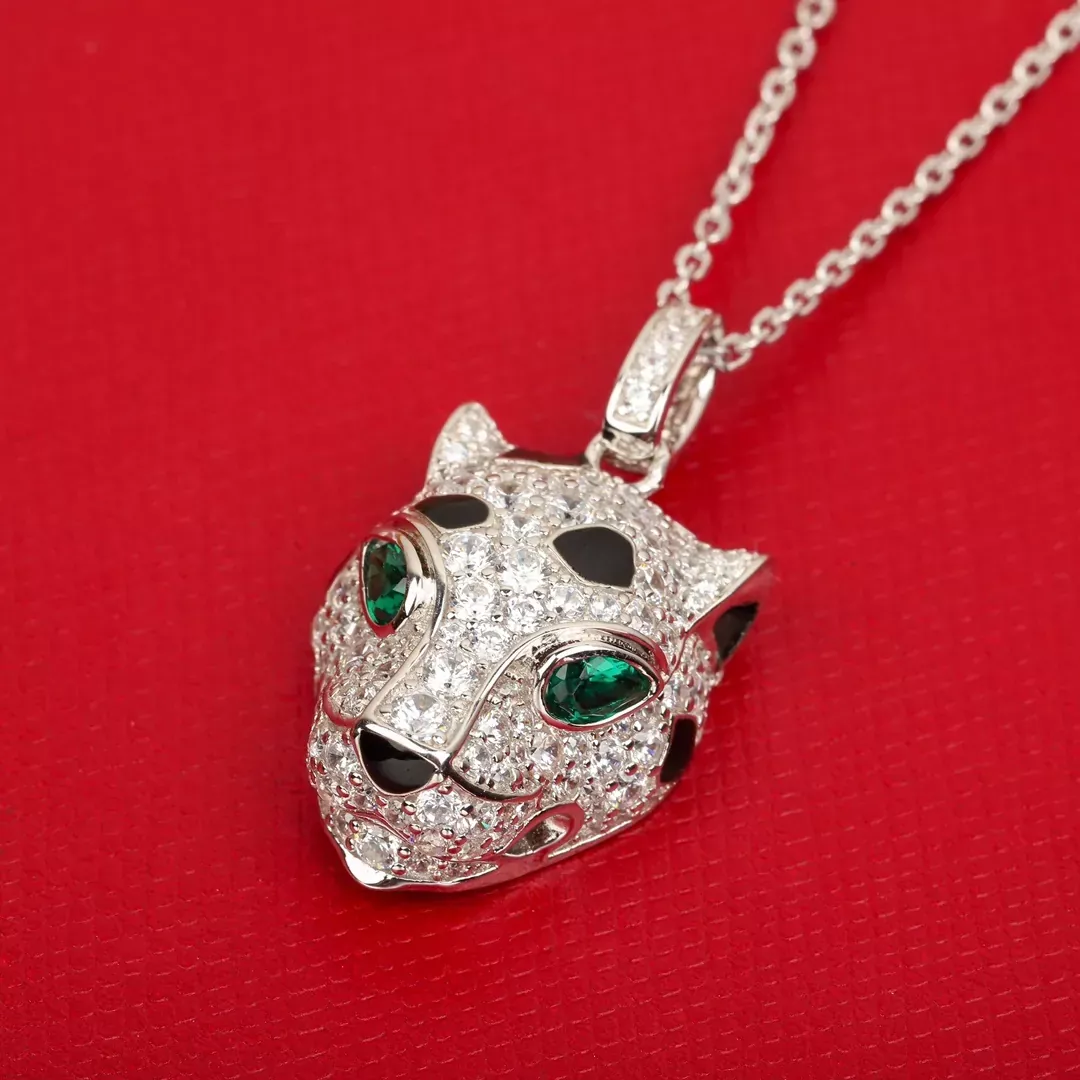 까르띠에 표범 모티프 925 실버 목걸이 상세 이미지 5