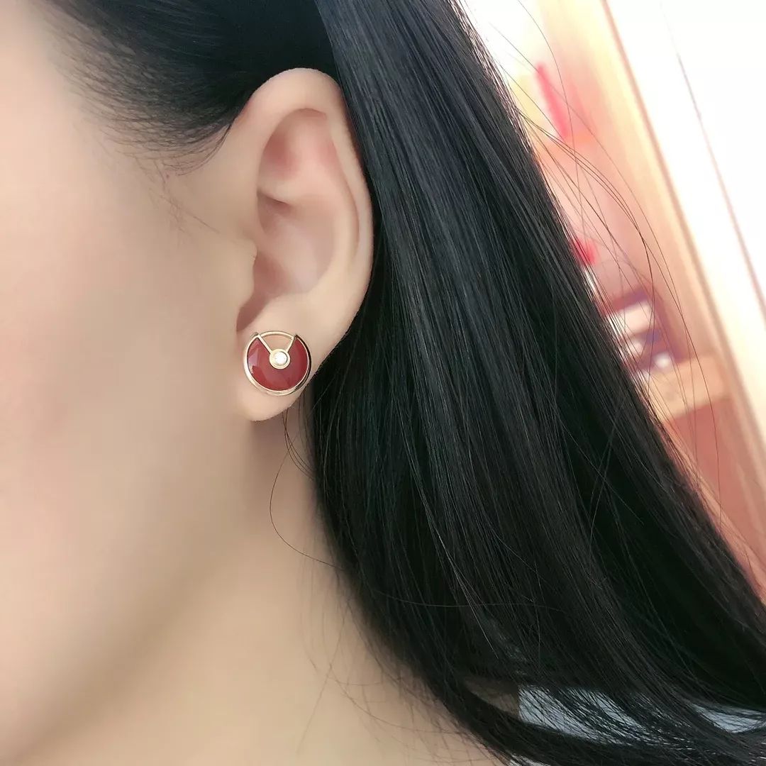 까르띠에 천연석 불릿 백 귀걸이 상세 이미지 8